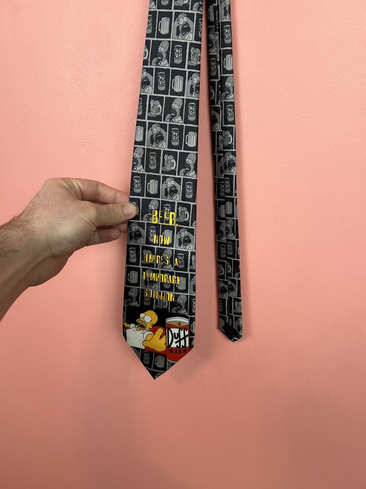 The Simpsons × Vintage The Simpsons tie silk beer duff movie Size ONE SIZE - 4 Thumbnail