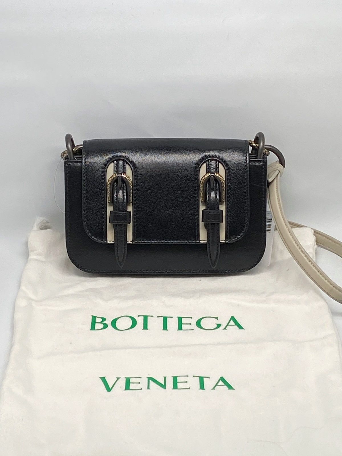 Bottega Veneta Bottega Veneta Doppia Leather Shoulder Bag Mini Size ONE SIZE - 2 Thumbnail
