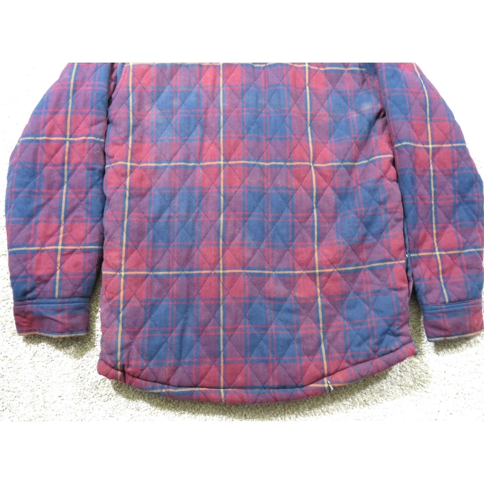 George George Shirt Jacket Plaid Multicolor Men Small 34-36 Sherpa Lined Flannel Button-Up Long Sleeve Winter Fall Spring Casual Workwear Travel Size US S / EU 44-46 / 1 - 6 Thumbnail