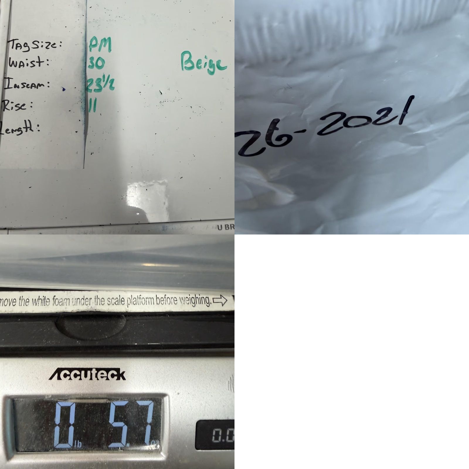 Vintage VINTAGE Finity Dress Pants Womens PM 30x23.5 Beige Silk Crepe Office Chic Size 32" / US 10 / IT 46 - 8 Thumbnail