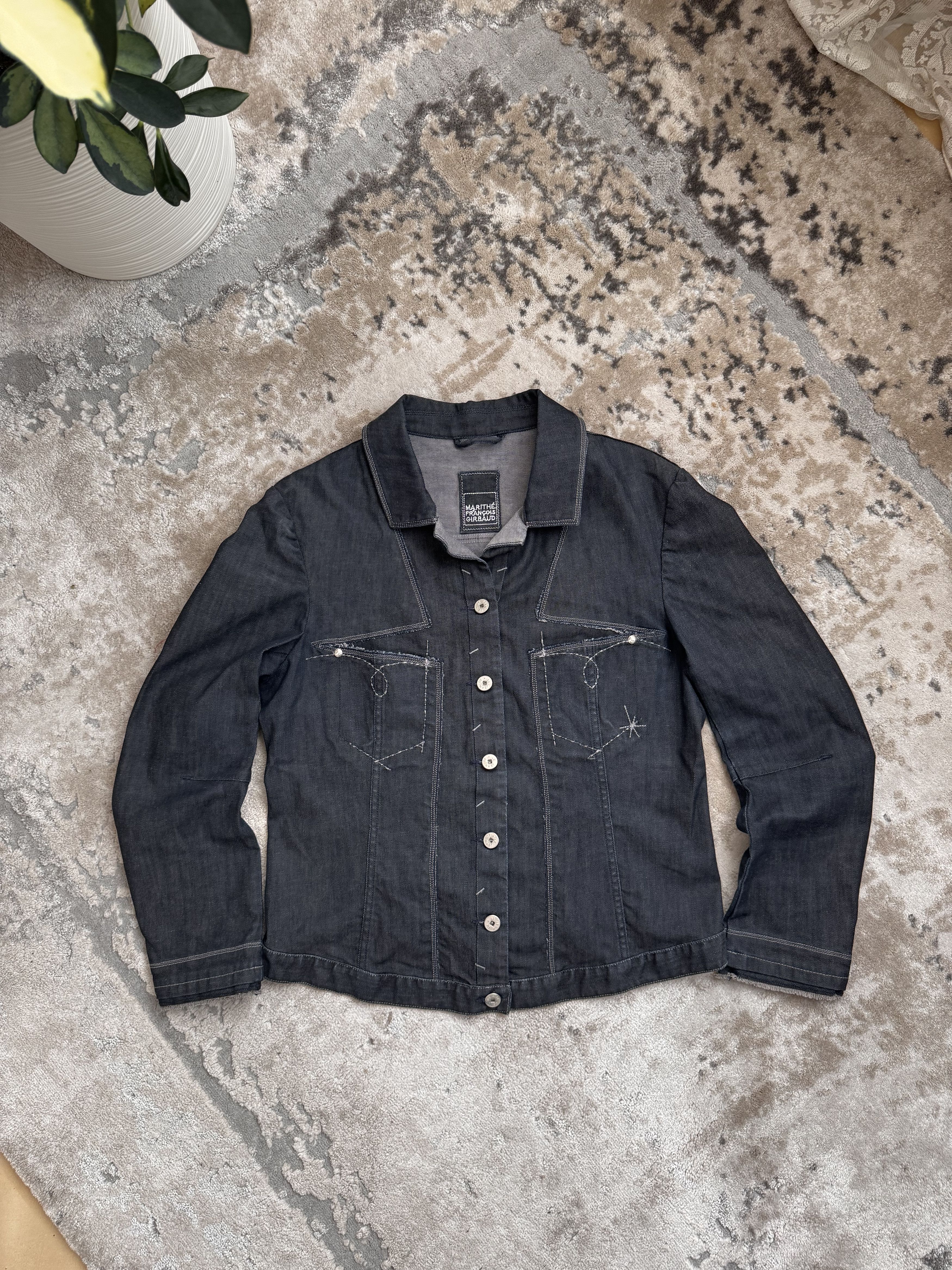 Marithe + Francois Girbaud VTG Marithe Francois Girbaud Button Denim Overshirt Jacket Size S / US 4 / IT 40 - 2 Thumbnail