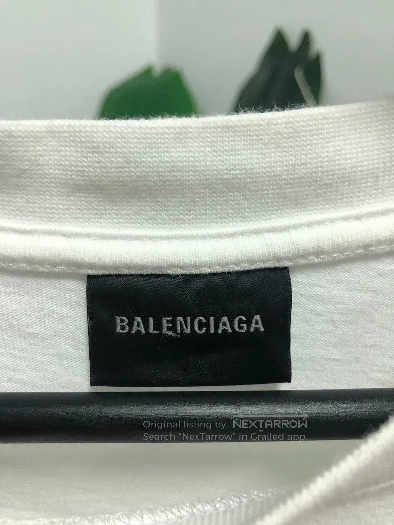 Balenciaga Balenciaga Letter Printed Short Sleeve Crew Neck T-Shirt Size US M / EU 48-50 / 2 - 3 Thumbnail