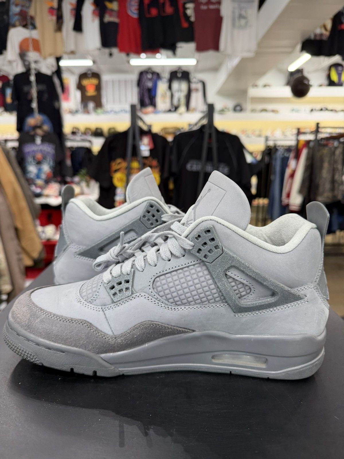 Jordan Brand Air Jordan 4 Paris Olympic Wet Cement Size 9 (2024) Size US 9 / EU 42 - 4 Thumbnail
