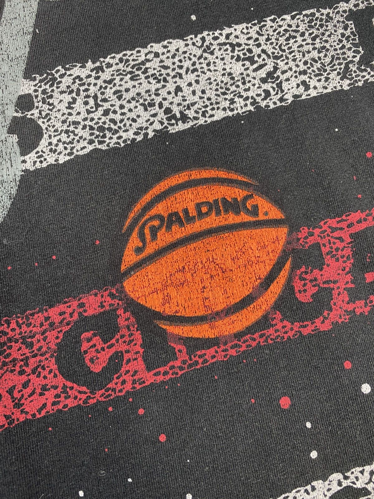Vintage Vintage Chicago Bulls NBA Washed Fullprint T-shirt Size US L / EU 52-54 / 3 - 15 Thumbnail