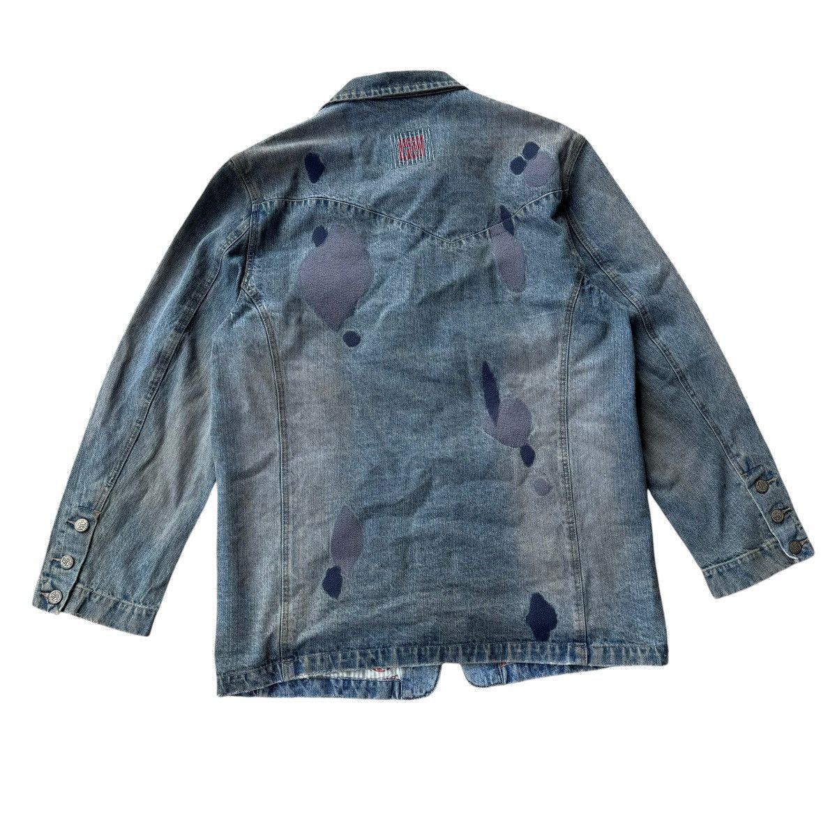 Evisu × Pepe Jeans Y2K Pepe Jeans Denim Blazer Jean Coat Vintage HipHop Trucker Size US XXL / EU 58 / 5 - 9 Thumbnail