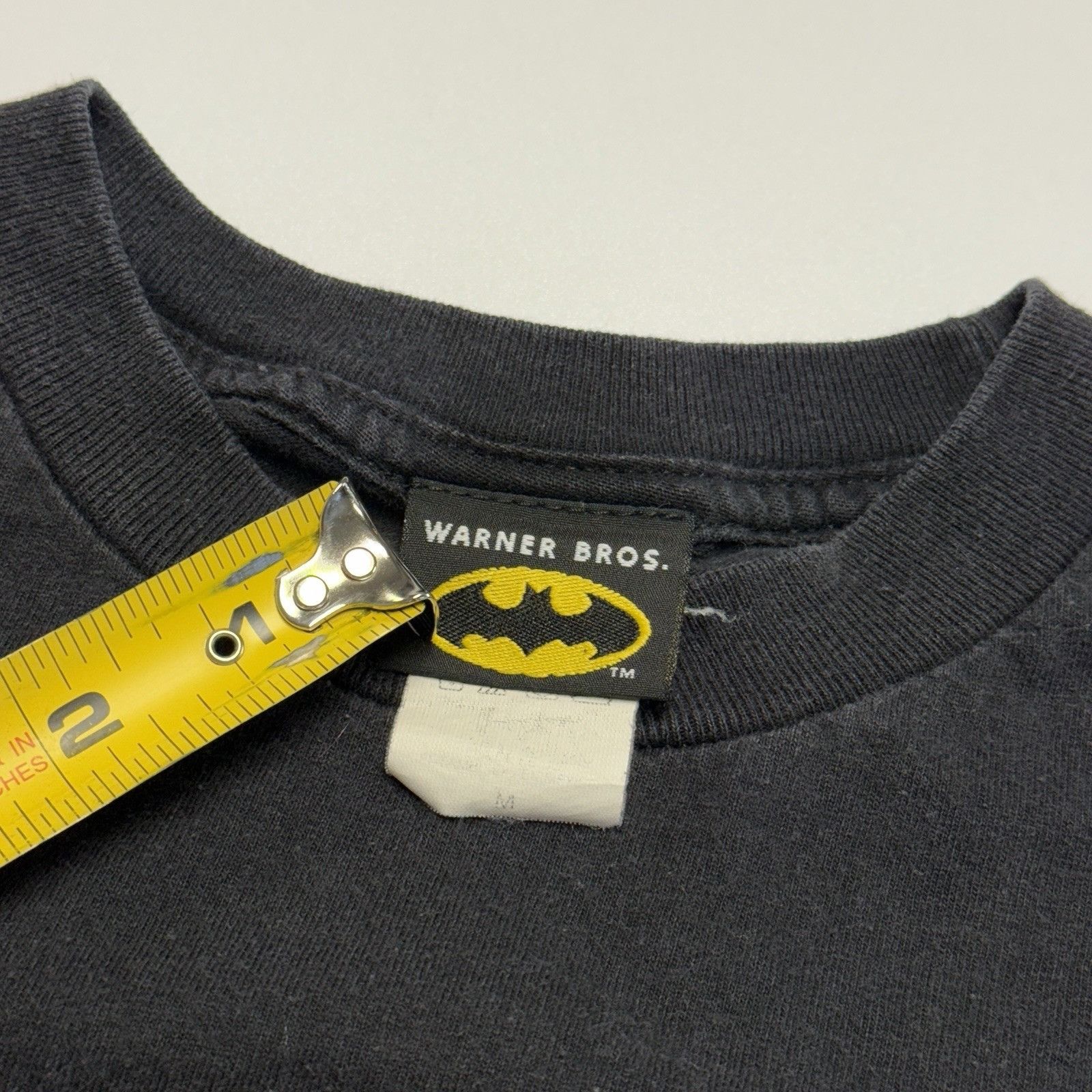 DC Comics × Vintage Vinage Y2K Batman Shirt Mens Medium Black Short Sleeve DC Co Size US M / EU 48-50 / 2 - 6 Thumbnail