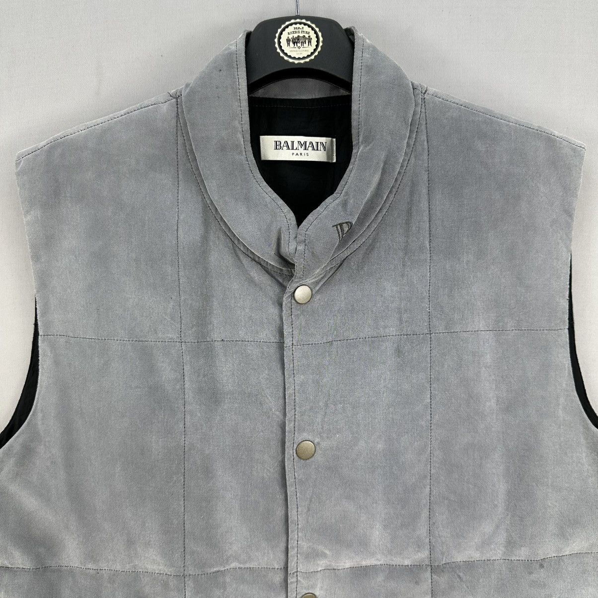 Balmain Vintage Balmain Paris Goose Feather Puffer Vest Size US XL / EU 56 / 4 - 8 Thumbnail