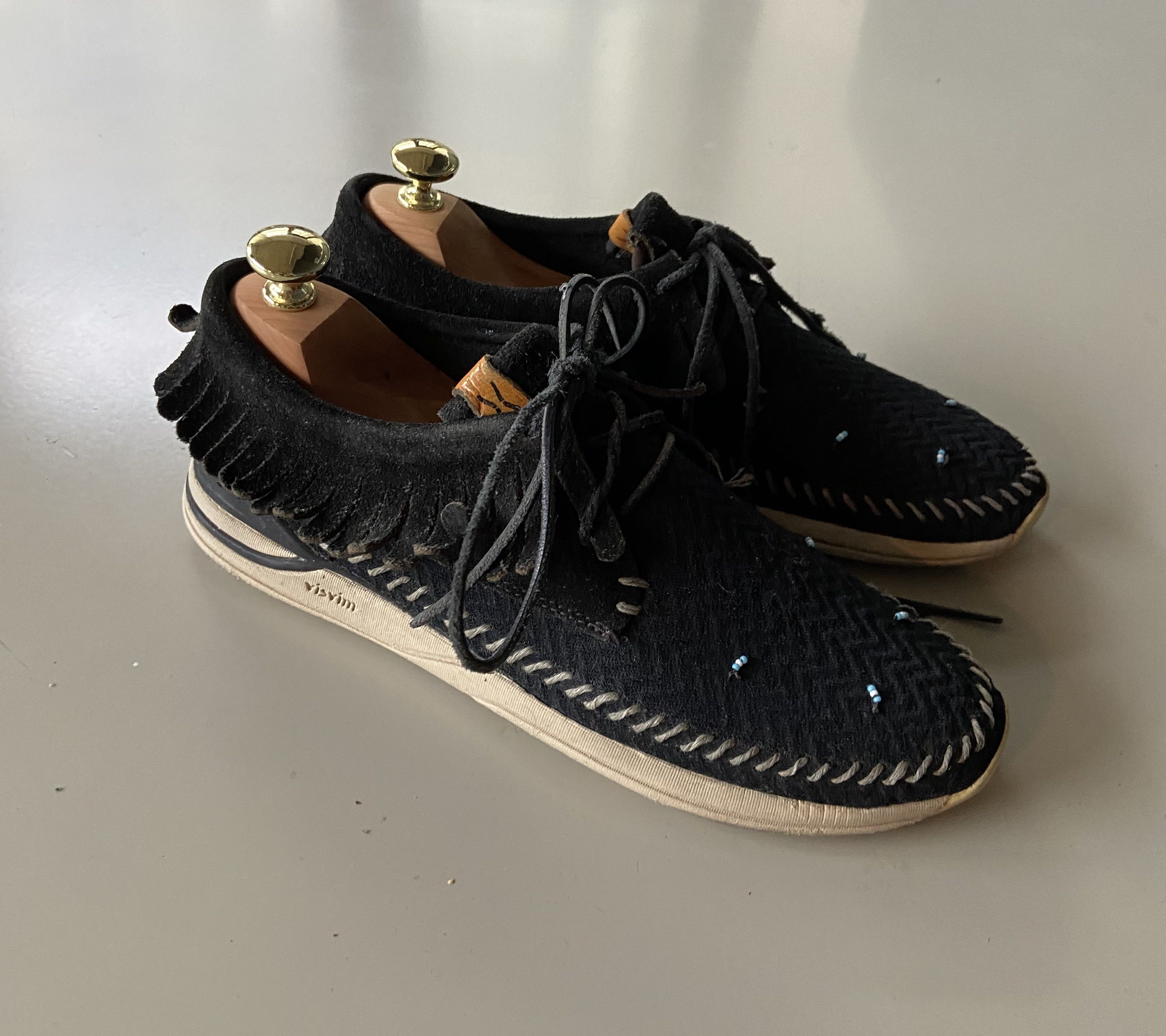 Visvim FBT Folk Shoes Black Suede Size US 9 / EU 42 - 3 Thumbnail