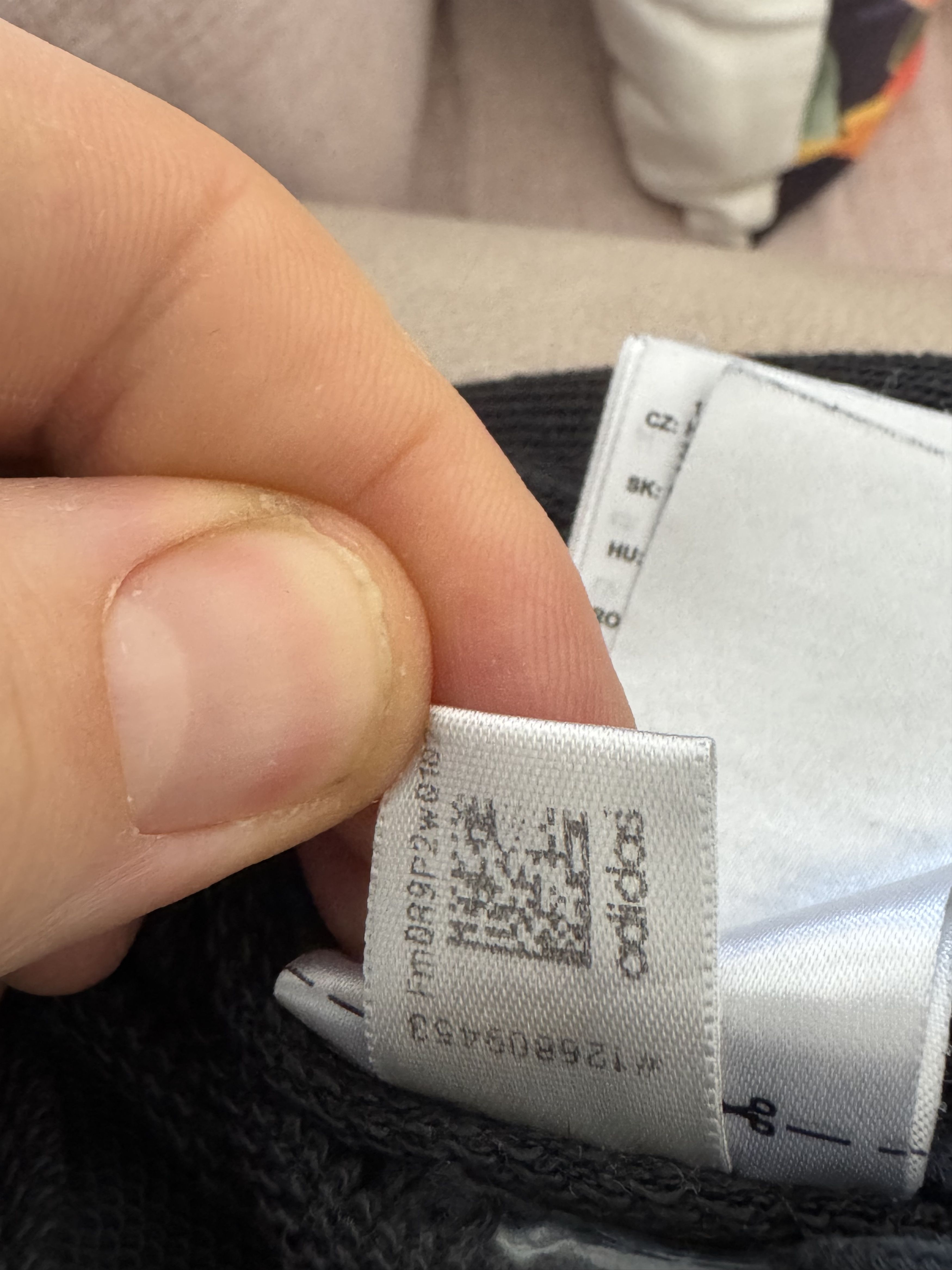 Adidas Adidas Black XS Hoodie with Big Logo Size US XS / EU 42 / 0 - 7 Thumbnail