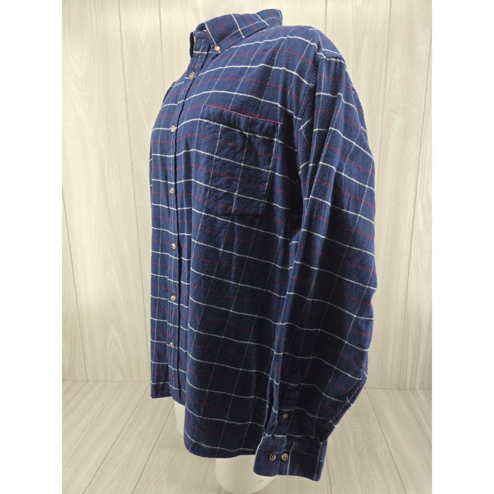 Mountain Khakis VINTAGE Mountain Khakis Shirt Mens XXL Blue Button-Up Cotton Plaid Flannel Size US XXL / EU 58 / 5 - 3 Thumbnail