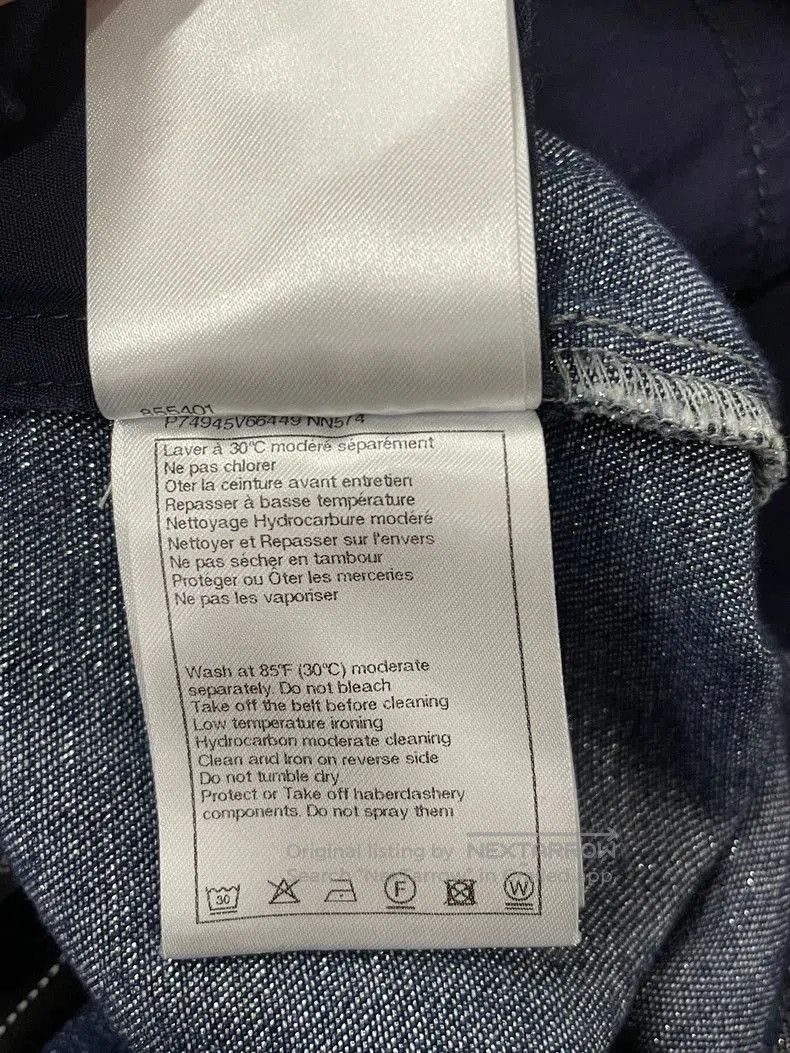Chanel Chanel Blue Wide-Leg Denim Jeans. Size US 34 / EU 50 - 6 Thumbnail