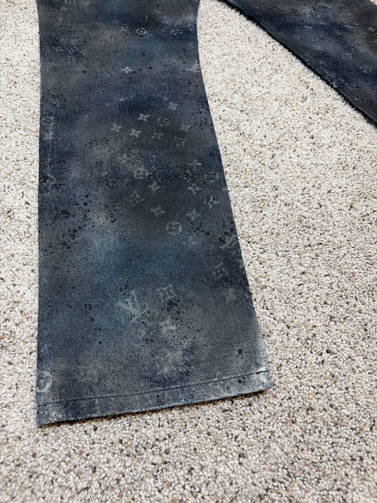 Louis Vuitton Louis Vuitton Galaxy Spray Monogram Slim Fit Jeans Virgil Size US 38 / EU 54 - 14 Thumbnail