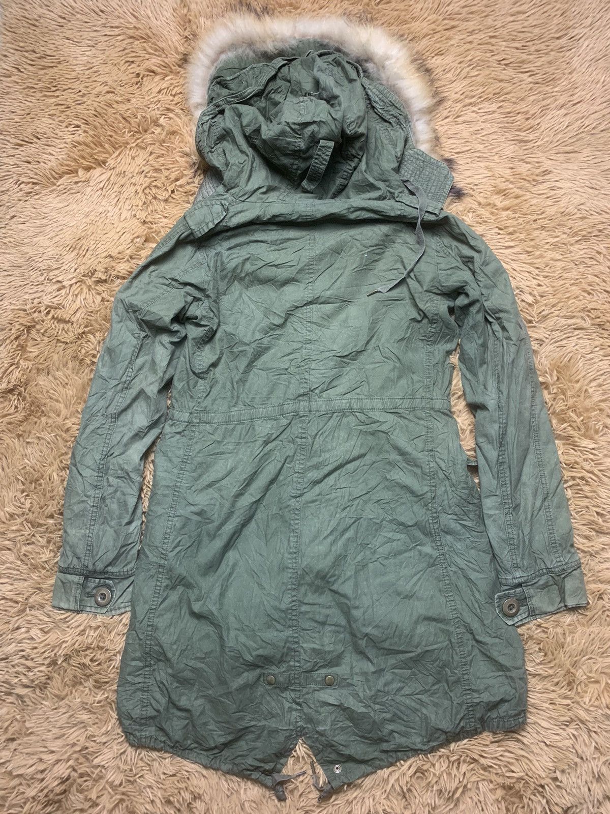 If Six Was Nine × Japanese Brand × Le Grande Bleu (L.G.B.) Classic G.O.A Japan Faux Fur Fish Tail Parka Size S / US 4 / IT 40 - 2 Thumbnail