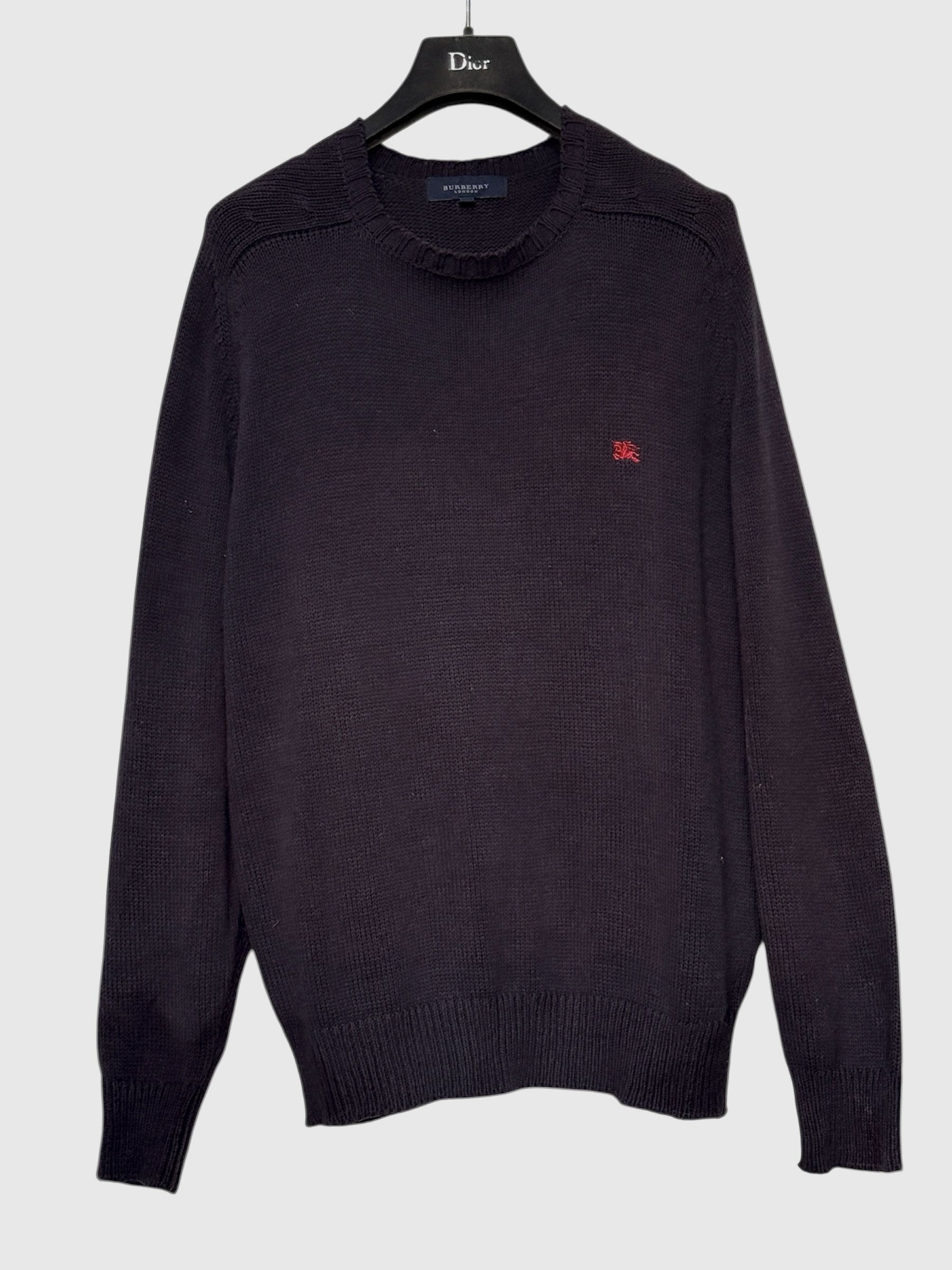 Burberry 🔥 Burberry navy crew neck size M Size US M / EU 48-50 / 2 - 1 Thumbnail