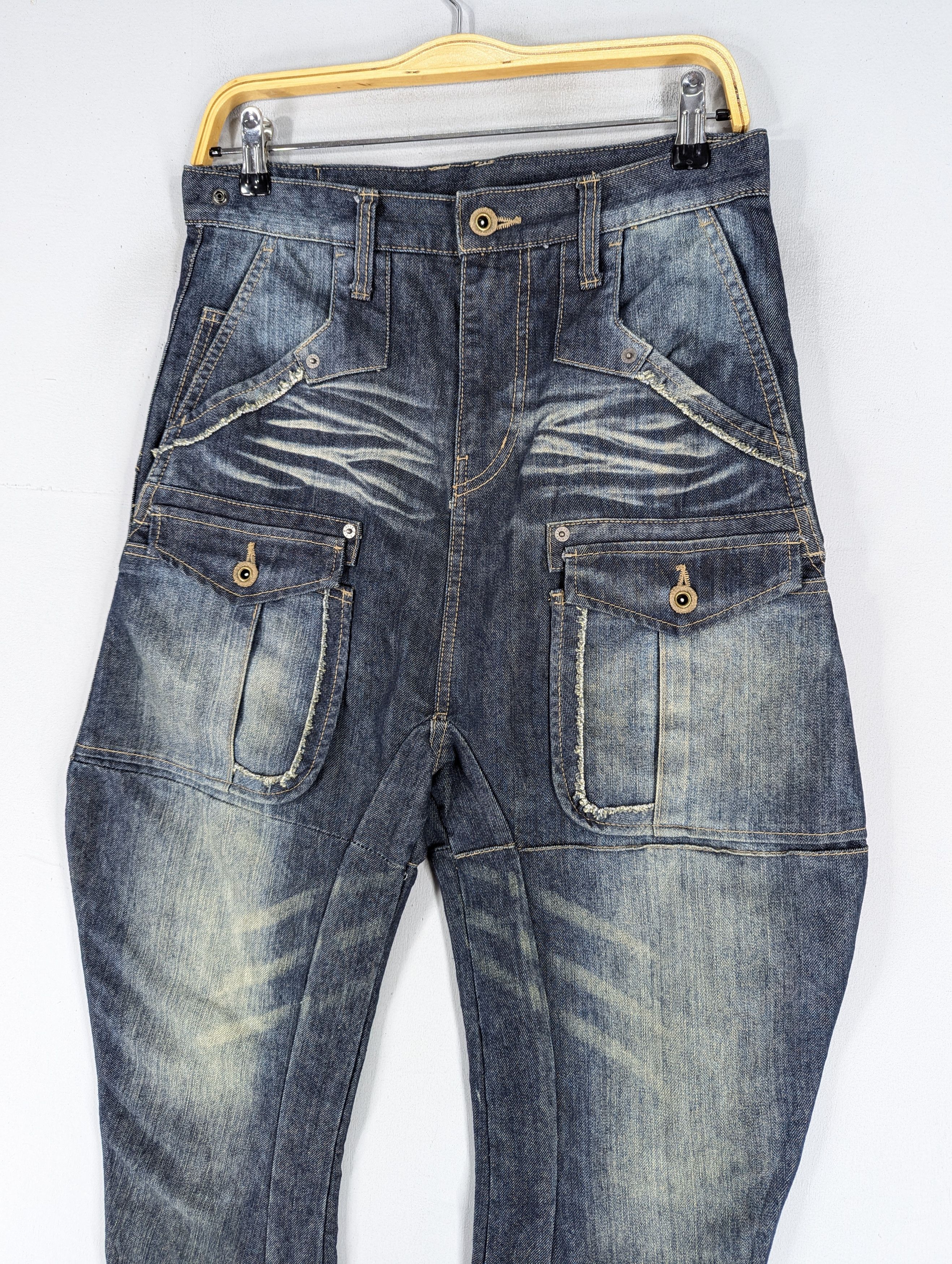PPFM ❗RARE❗PPFM Destruct Product J Cut Jeans Size US 30 / EU 46 - 4 Thumbnail