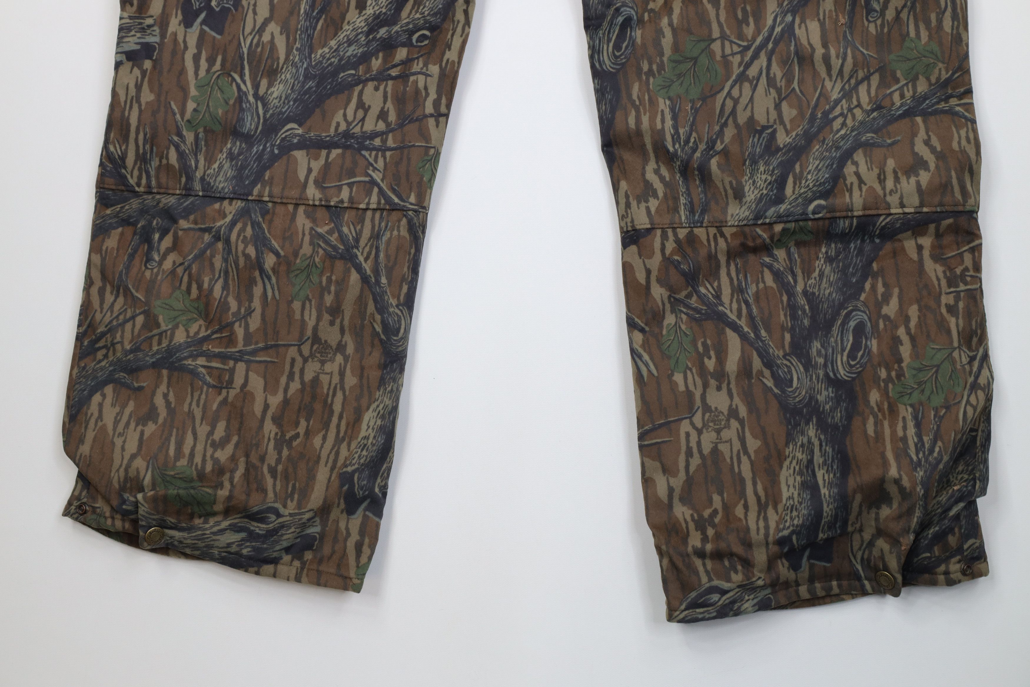 Cabelas Vintage 90s Cabelas Chamois Cloth Camouflage Wide Leg Pants Size US 36 / EU 52 - 4 Thumbnail