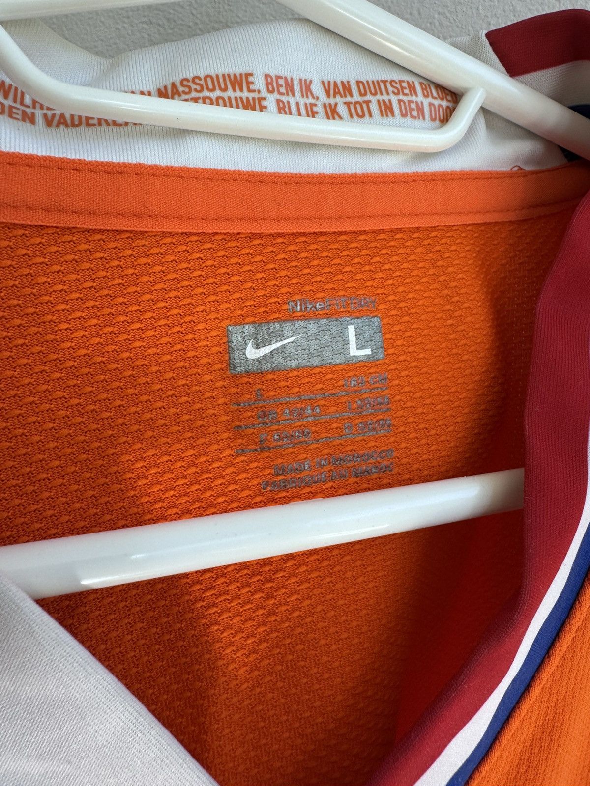 Nike NETHERLANDS TEAM 2010 2011 HOME FOOTBALL SHIRT SOCCER JERSEY Size US L / EU 52-54 / 3 - 7 Thumbnail