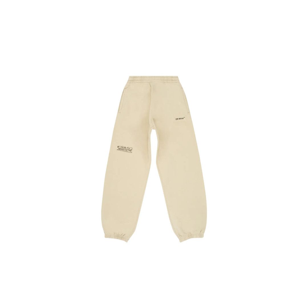Off-White o1gr1nt0425 Figure Of Speech Slim Sweatpants & Joggers Size US 34 / EU 50 - 1 Preview