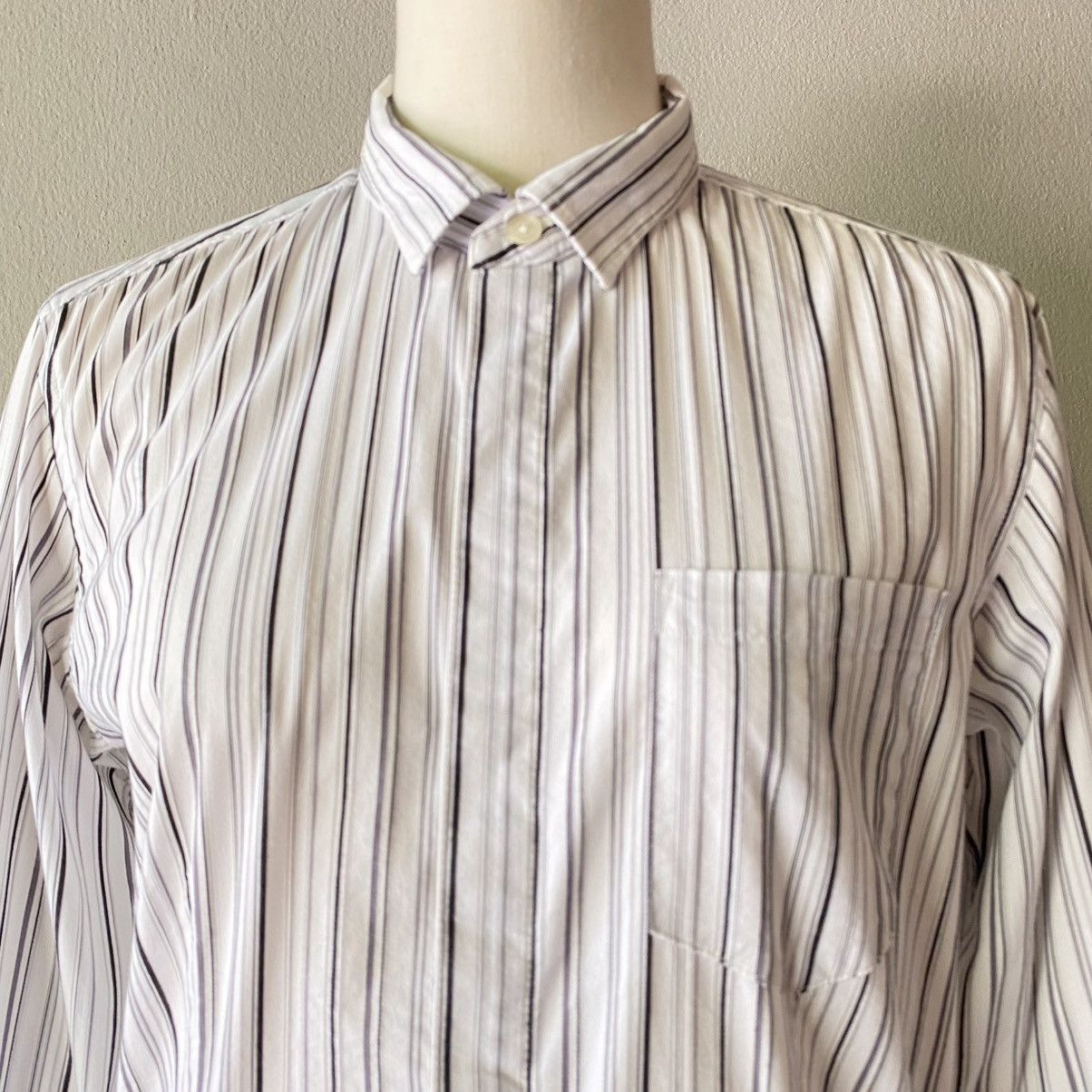 Tornado Mart TORNADO MART Striped 3/4 Sleeve Shirt Size L / US 10 / IT 46 - 19 Thumbnail