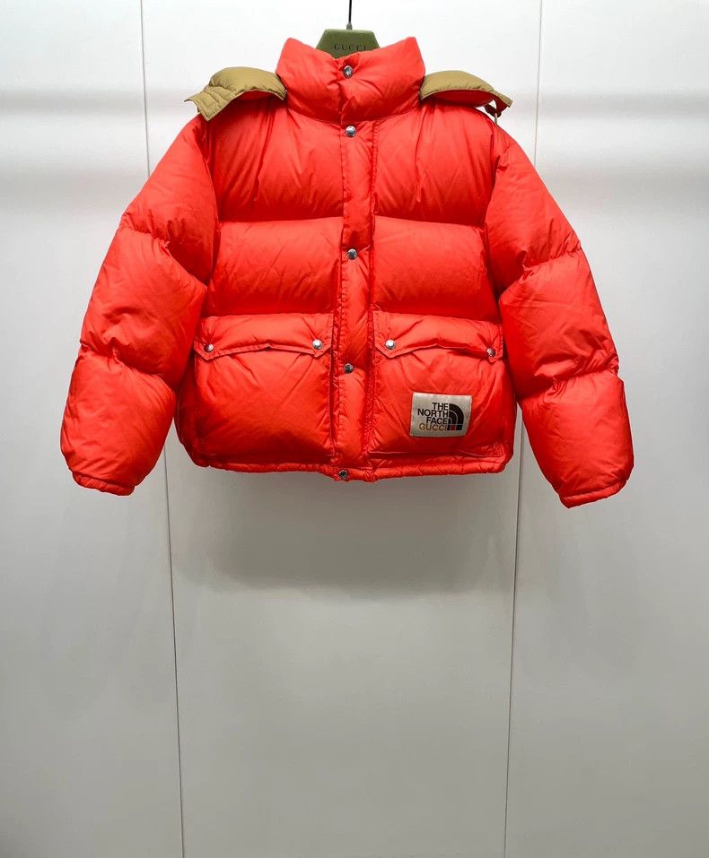 Gucci Gucci North side co-branded orange-red down jacket 2501-Nex Size US S / EU 44-46 / 1 - 1 Thumbnail