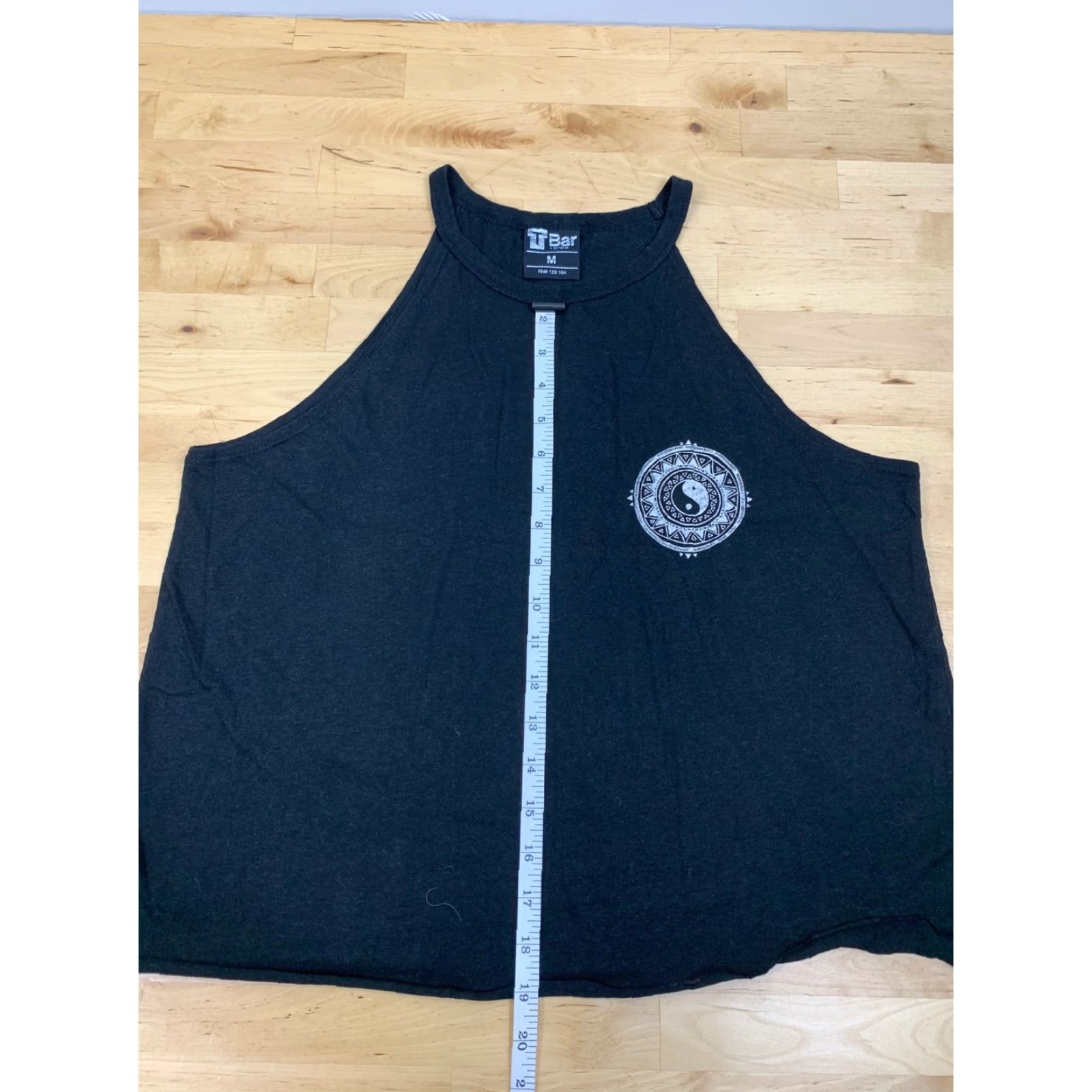 Cotton On Cotton On T-Bar Ying & Yang Womens Tank Top Sleeveless Black M Round Neck Shirt Casual Size M / US 6-8 / IT 42-44 - 3 Thumbnail