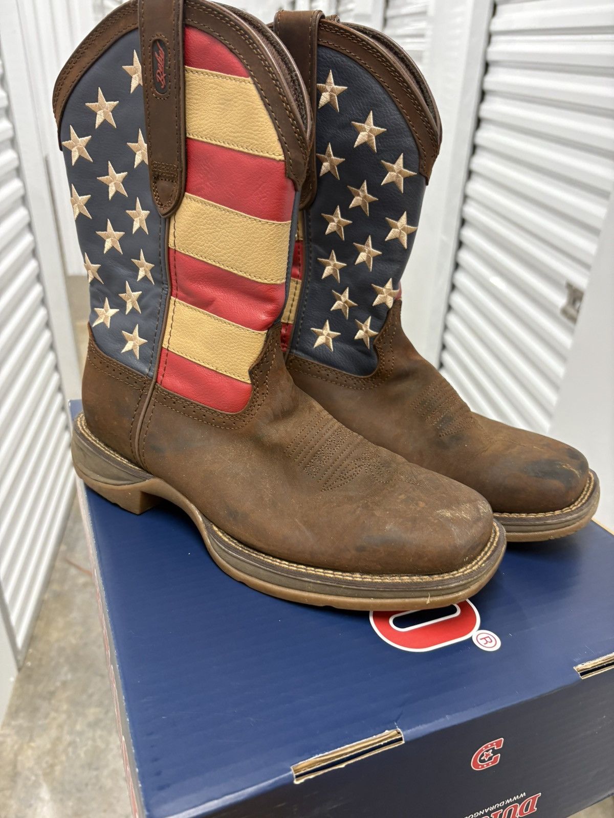Durango × Vintage Durango American flag boots Size US 9.5 / EU 42-43 - 2 Thumbnail