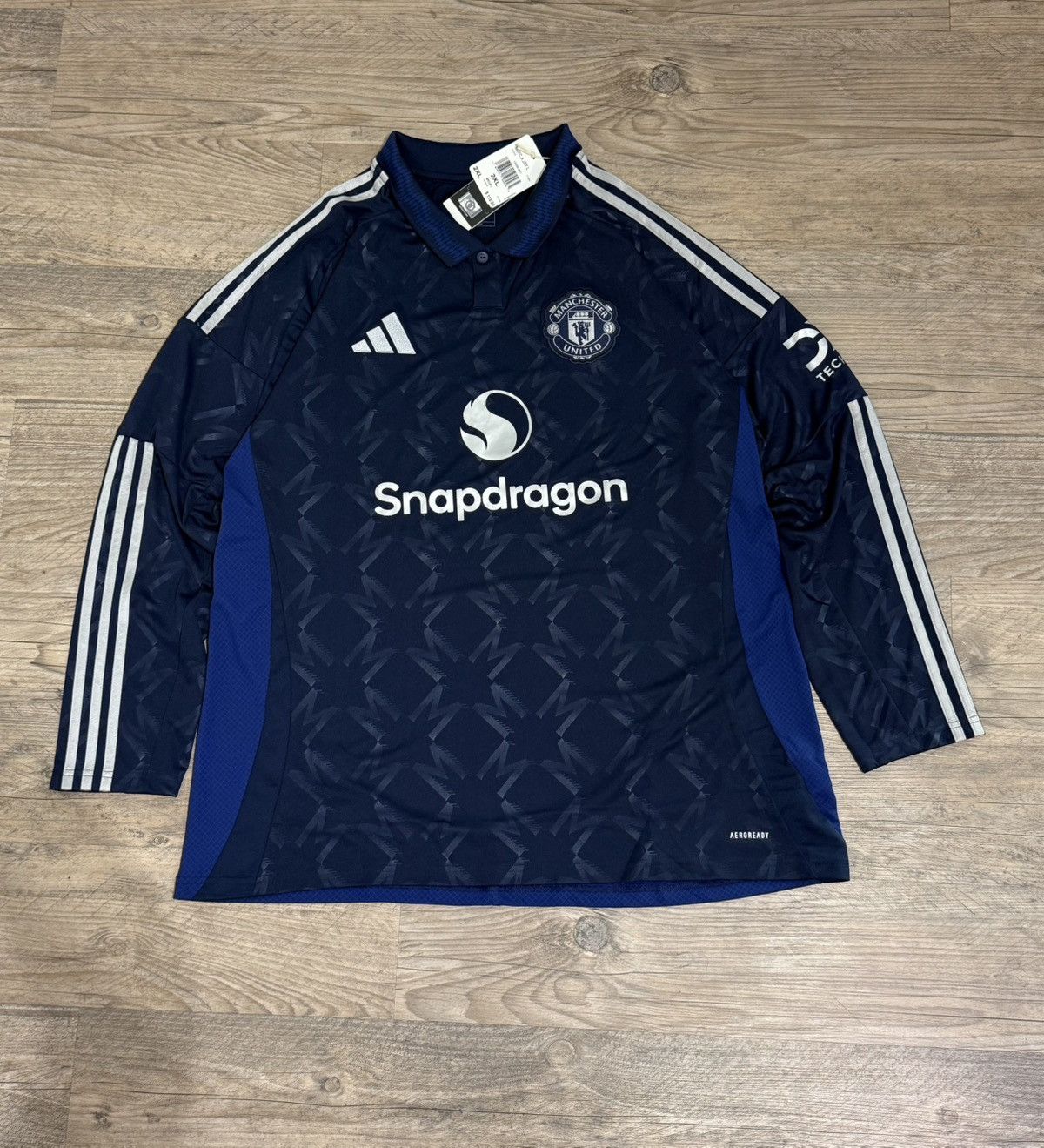 Adidas Manchester United 2024-25 Away Long Sleeve Jersey Size US XXL / EU 58 / 5 - 1 Thumbnail