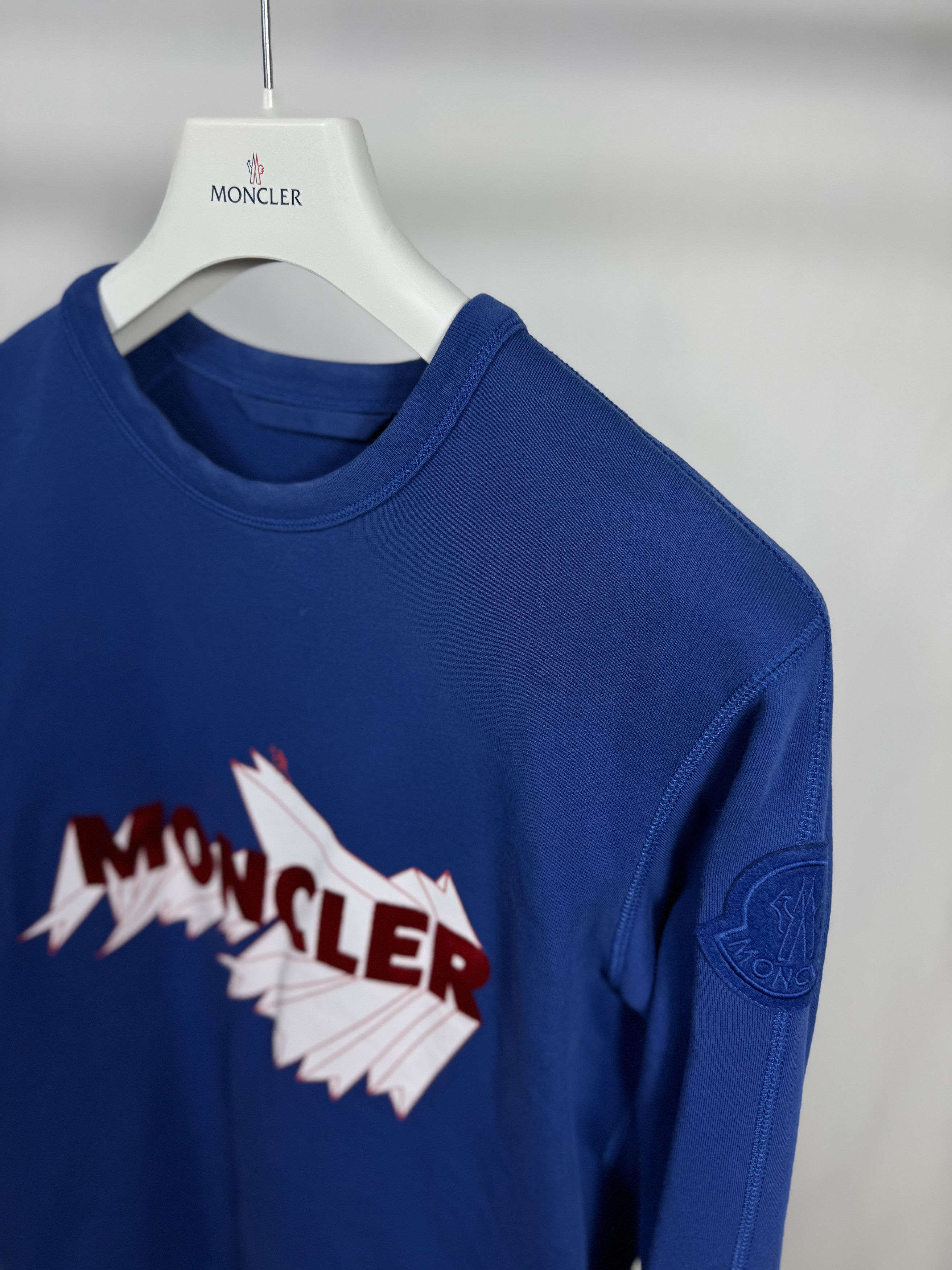 Moncler Moncler Cotton Crewneck Size US M / EU 48-50 / 2 - 2 Thumbnail