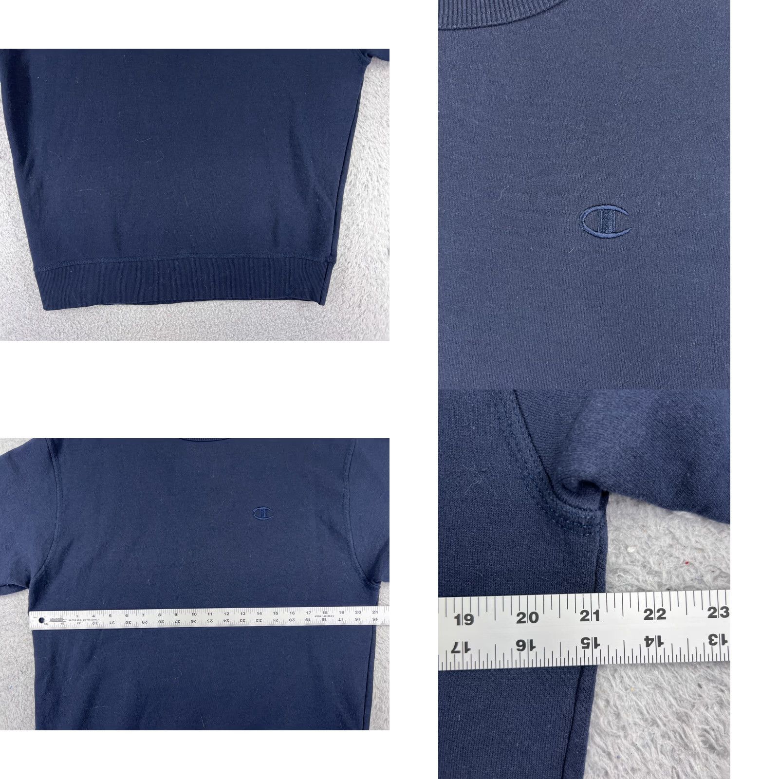 Champion Champion Sweater Adult Medium Blue Crew Neck Cotton Blend Outdoor Sweatshirt Size US M / EU 48-50 / 2 - 8 Thumbnail
