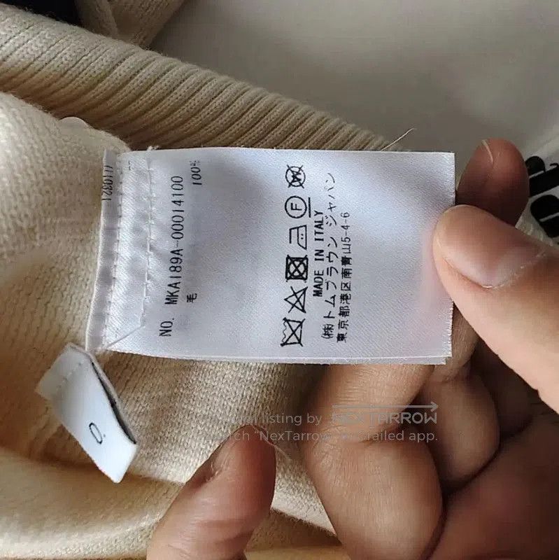 Thom Browne Thom Browne Beige Wool Sweater for Women . Size S / US 4 / IT 40 - 5 Thumbnail