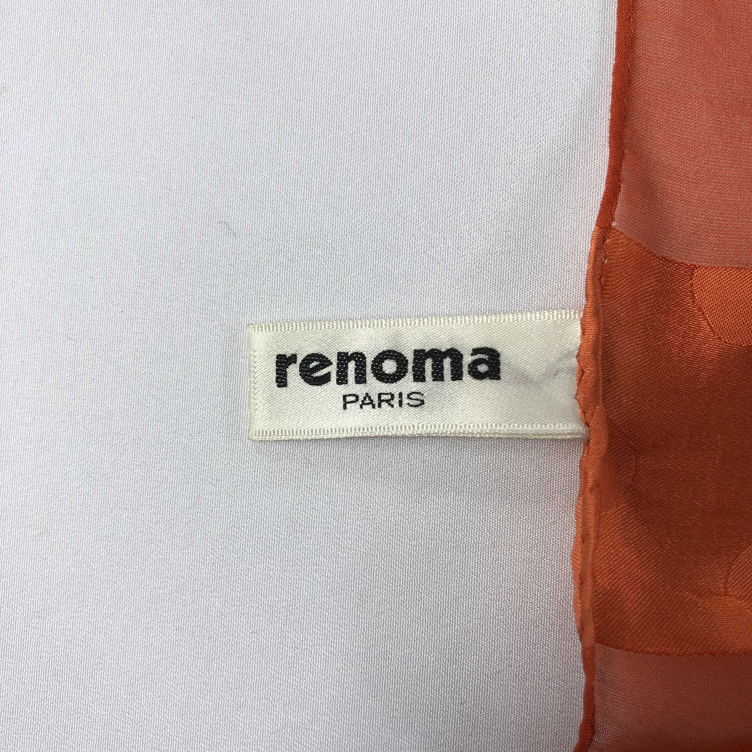 Renoma × Vintage Vintage Renoma Silk Scarf Size ONE SIZE - 4 Thumbnail