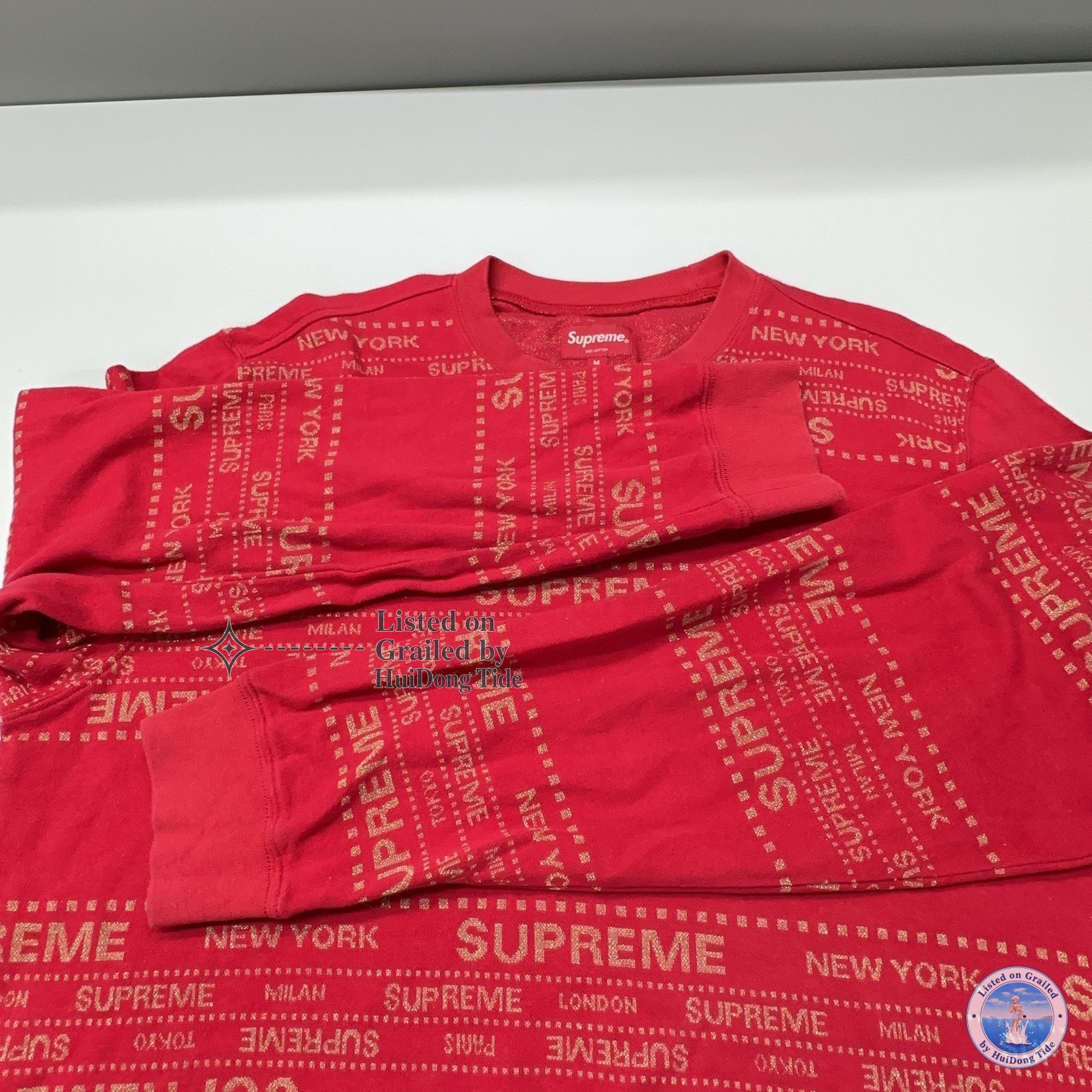 Supreme Supreme Metallic Jacquard Crewneck Size M. Size US M / EU 48-50 / 2 - 1 Thumbnail
