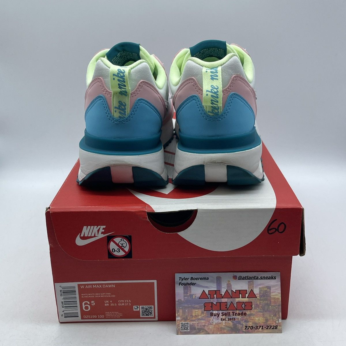 Nike Wmns air max dawn pastel Size US 6.5 / IT 36.5 - 3 Thumbnail