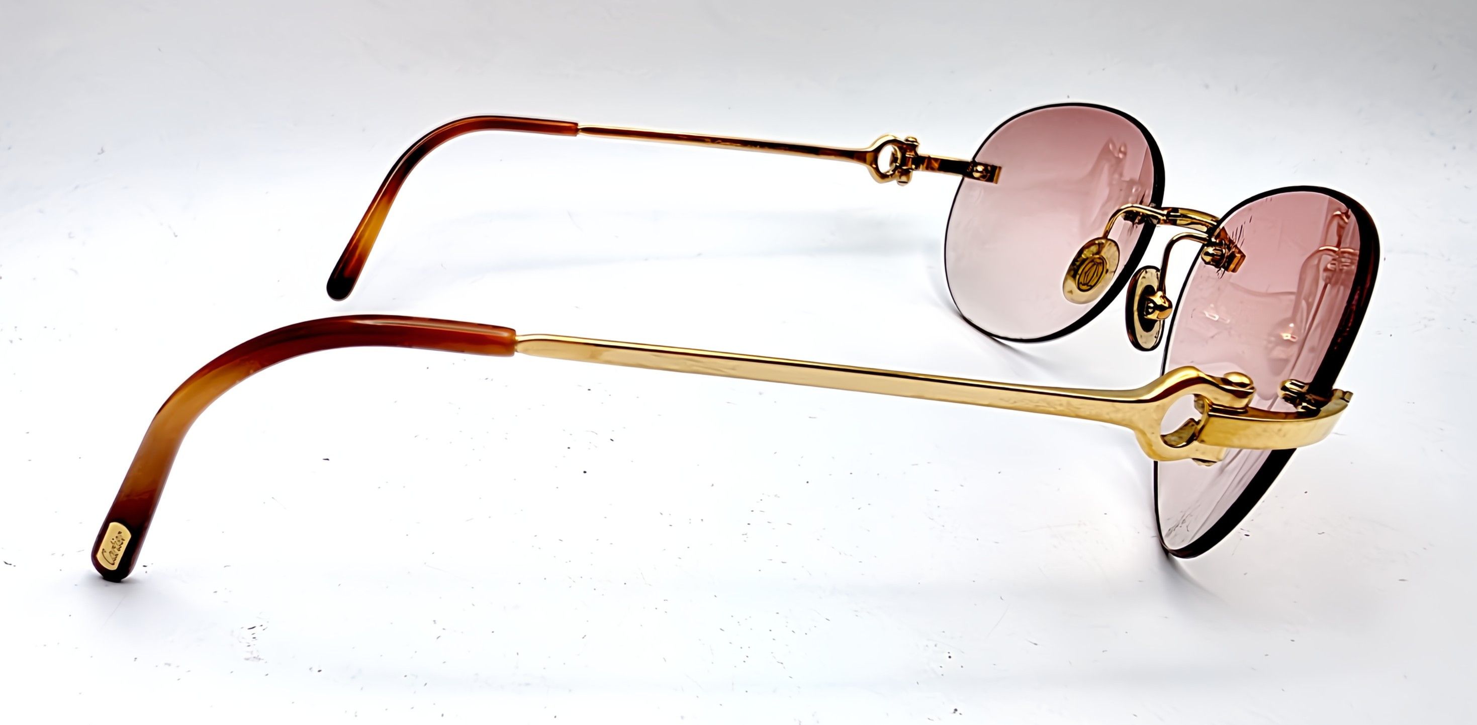 Cartier Authentic Cartier Bolon Gold Glasses CT00450 Size ONE SIZE - 8 Thumbnail