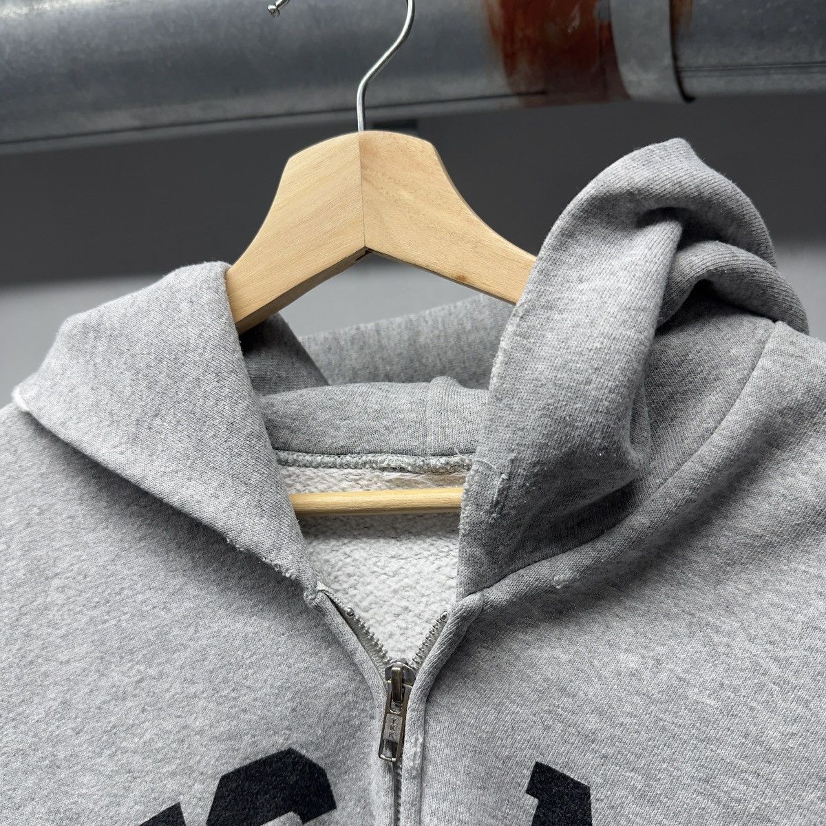 Vintage Distressed USMC Faded Zip Up Hoodie ERD Grunge Chrome Size US M / EU 48-50 / 2 - 8 Thumbnail