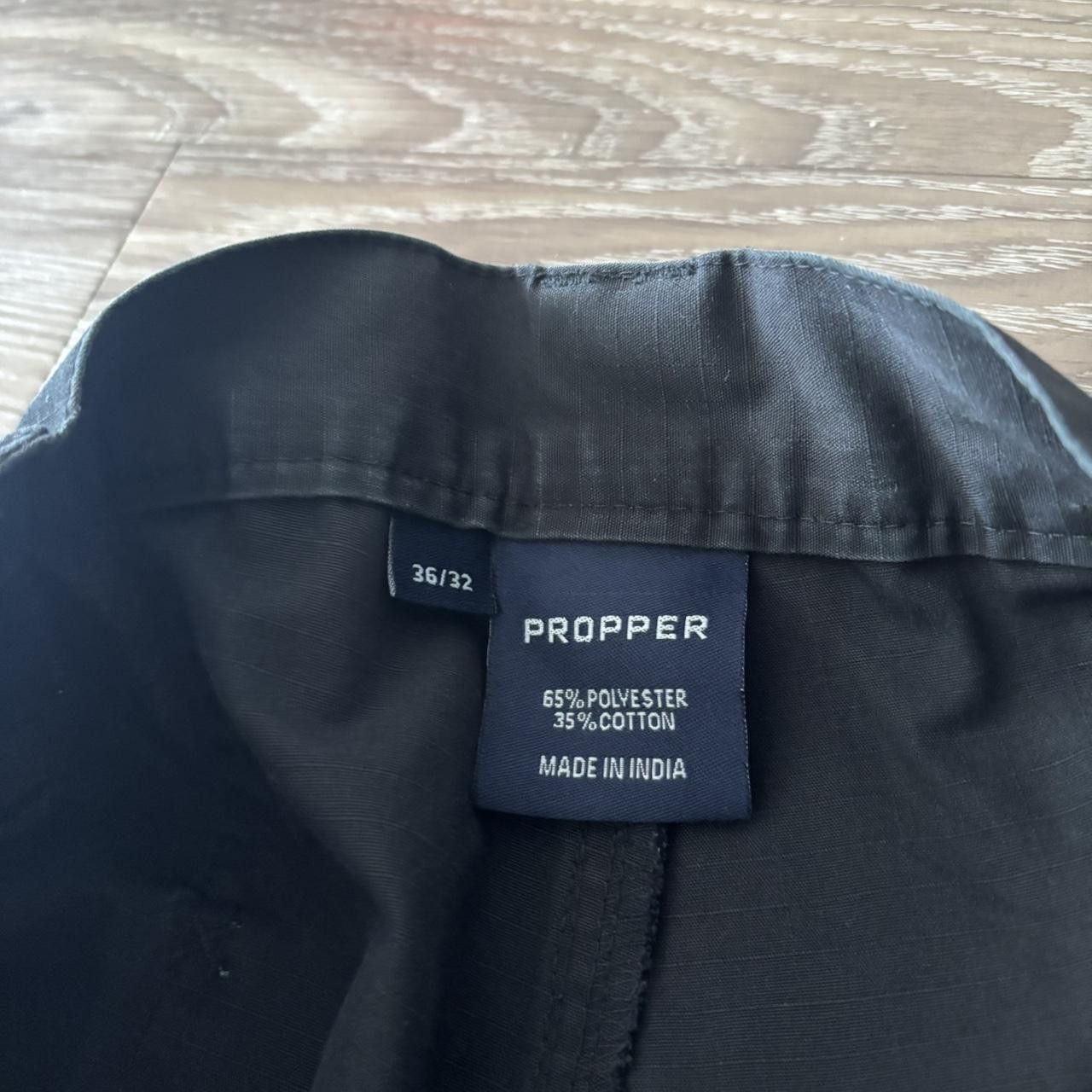Japanese Brand Crazy Vintage Y2K/2000s Baggy Black Workwear Skater Cargo Pants! 34x31 Size US 33 - 8 Thumbnail