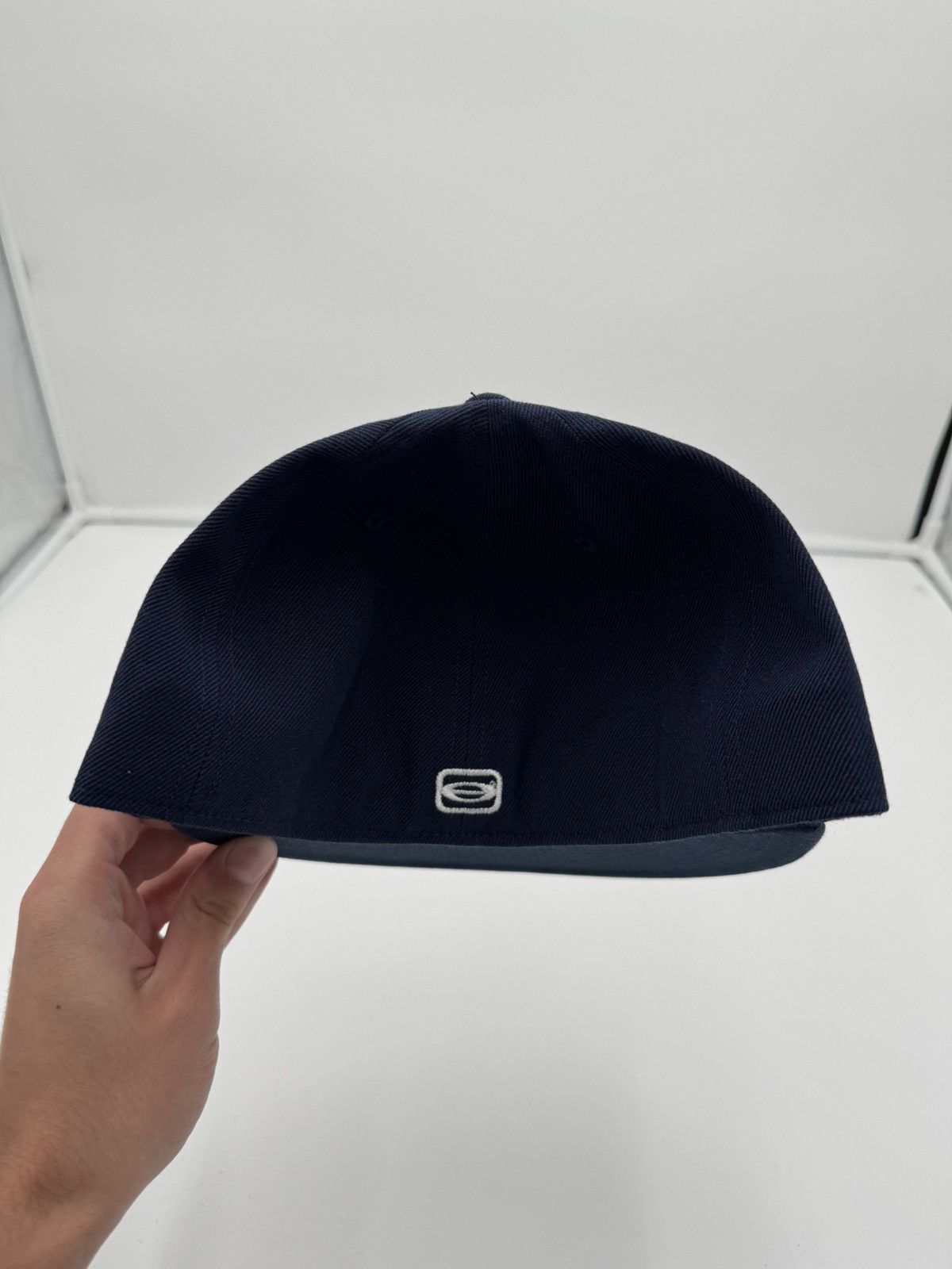 7 1/4 Playboi Carti YVL Fitted Hat Navy Blue White Opium