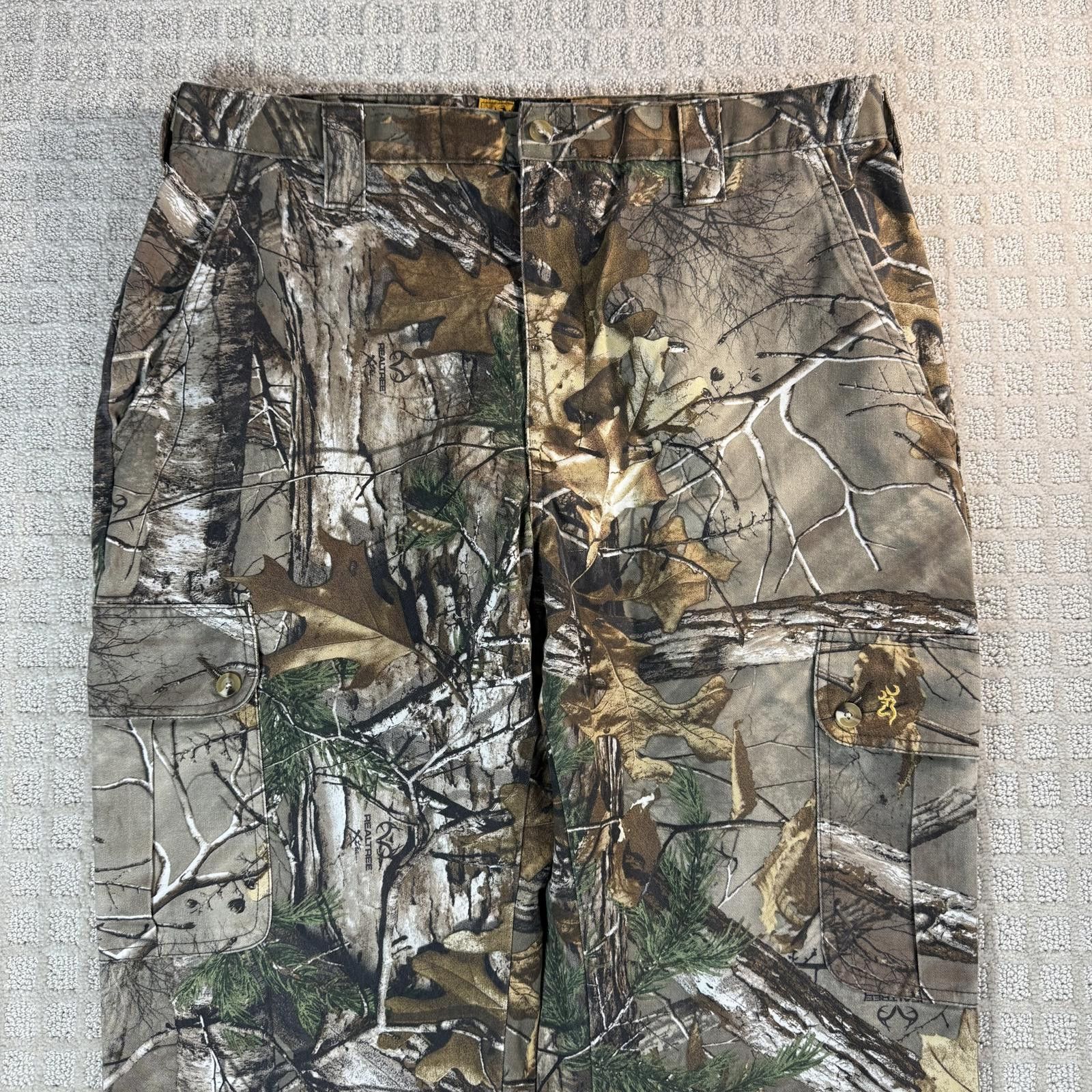 Other Browning Realtree Camo Cargo Pants Large 36x31 Size US 36 / EU 52 - 7 Thumbnail