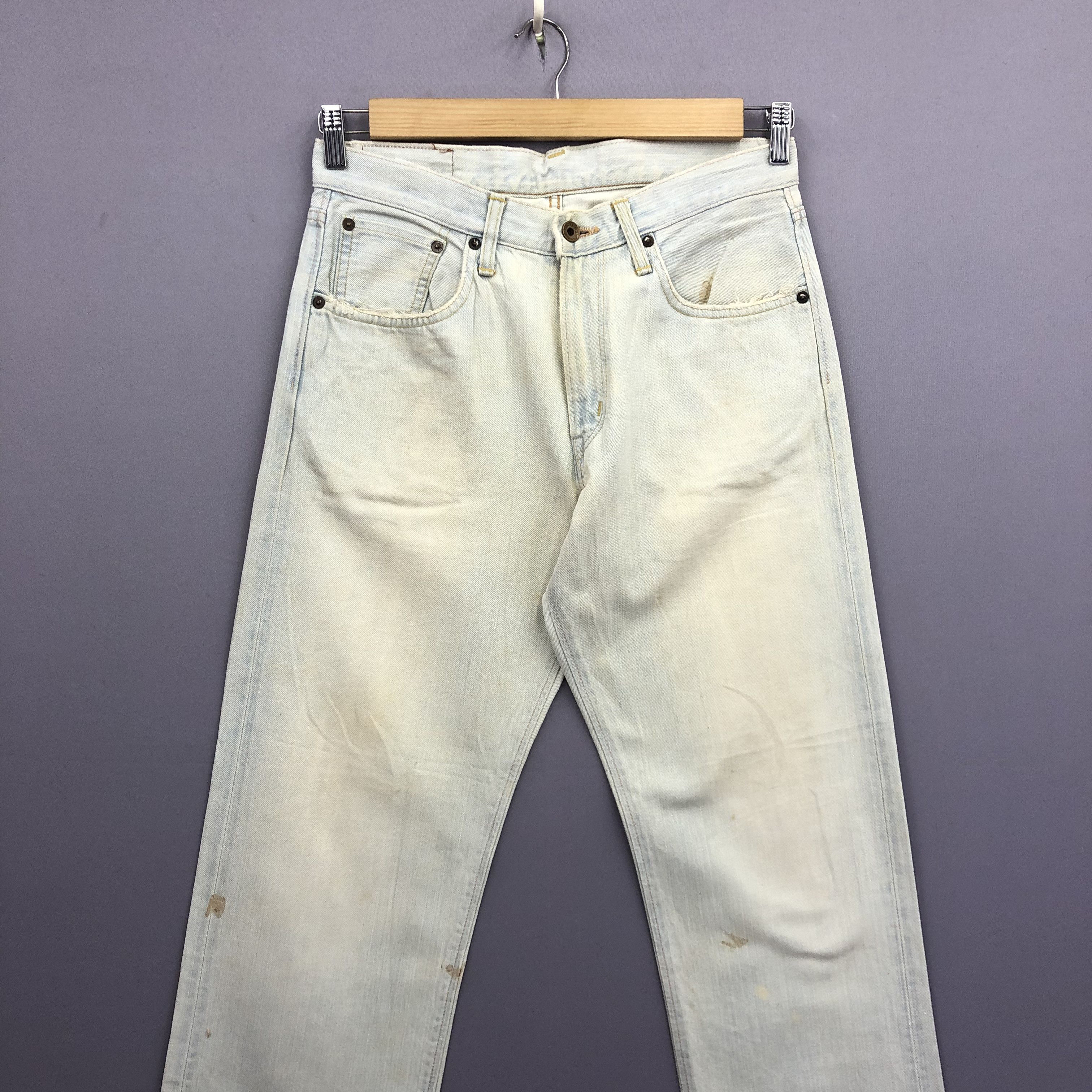 Edwin Vintage Edwin Sun Faded Selvedge Jeans Light Wash Denim Size US 32 / EU 48 - 3 Thumbnail