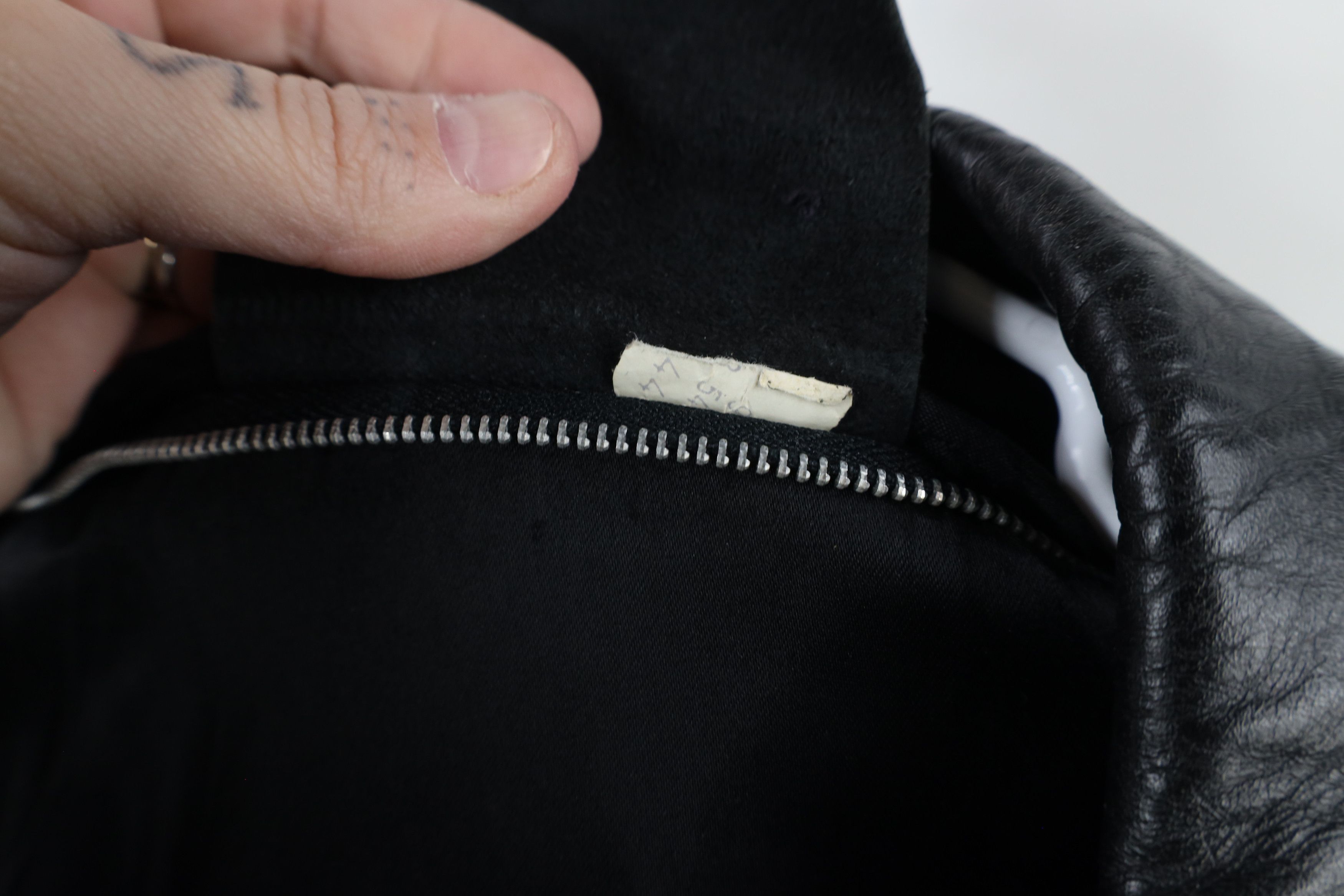 Vintage Vintage 70s Streetwear Full Button Leather Jacket Black USA Size US XXL / EU 58 / 5 - 11 Thumbnail