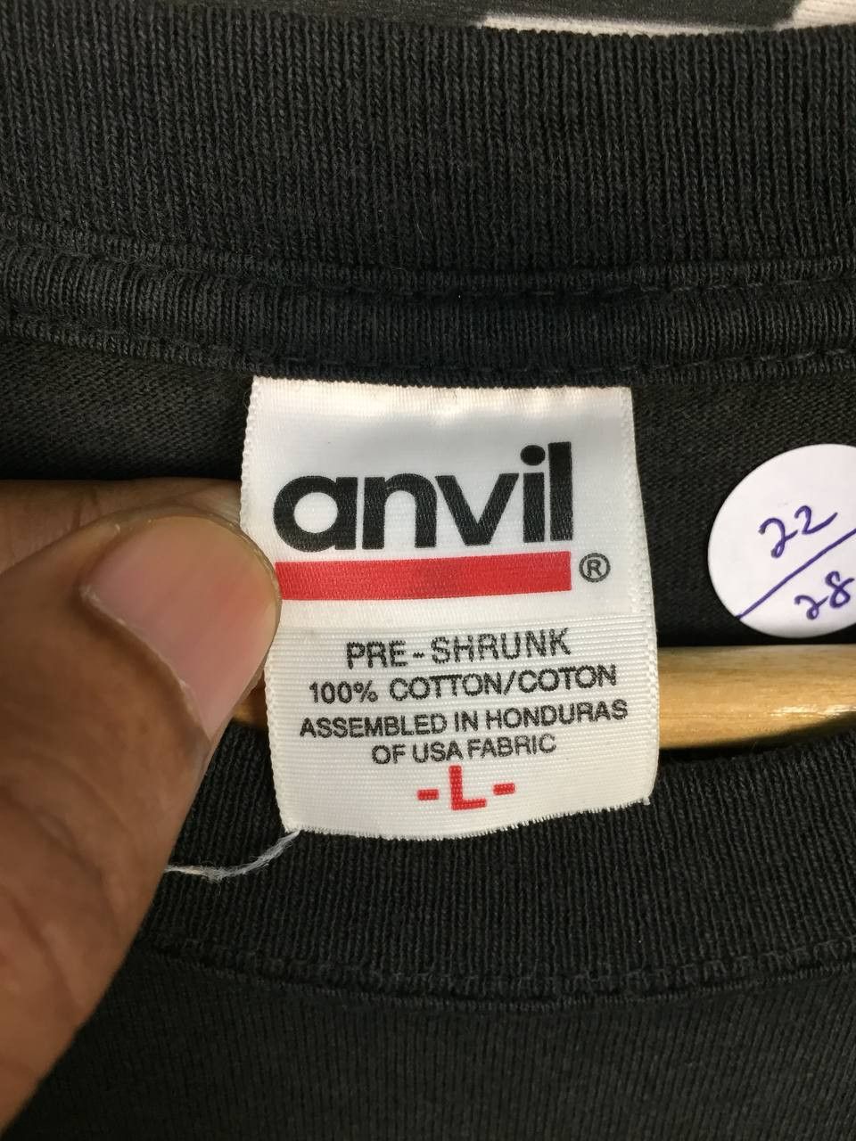 Anvil × Vintage Vtg Y2k Thunderbolt Democracy Skulls Graphic Tee Size US L / EU 52-54 / 3 - 11 Thumbnail