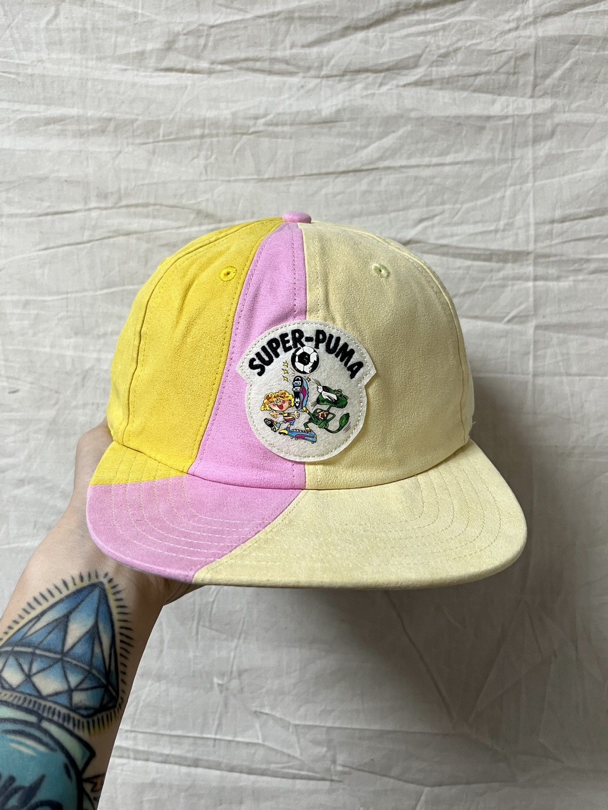 KidSuper × Puma Rare Puma Kidsuper Studio Multicolor Suedette Adjustable Hat Size ONE SIZE - 2 Thumbnail