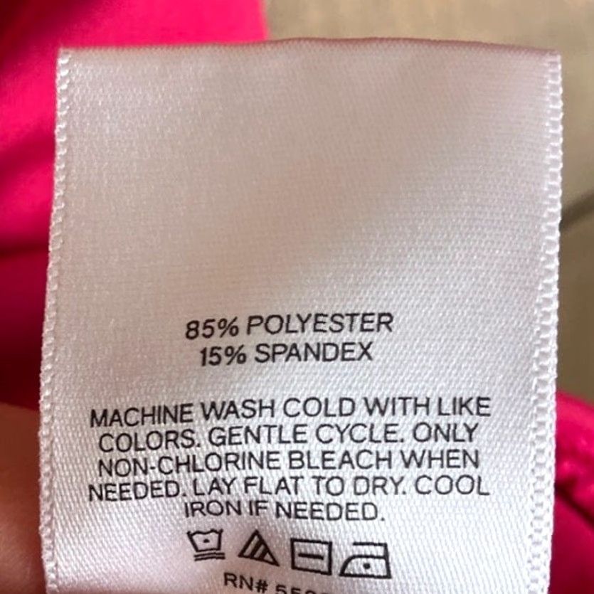 Express Express Womens Bodysuit Pink Body Contour Crew Neck Open Back Stretch XL Crew Neck Open Back Body Contour XXL? Size XL / US 12-14 / IT 48-50 - 5 Thumbnail