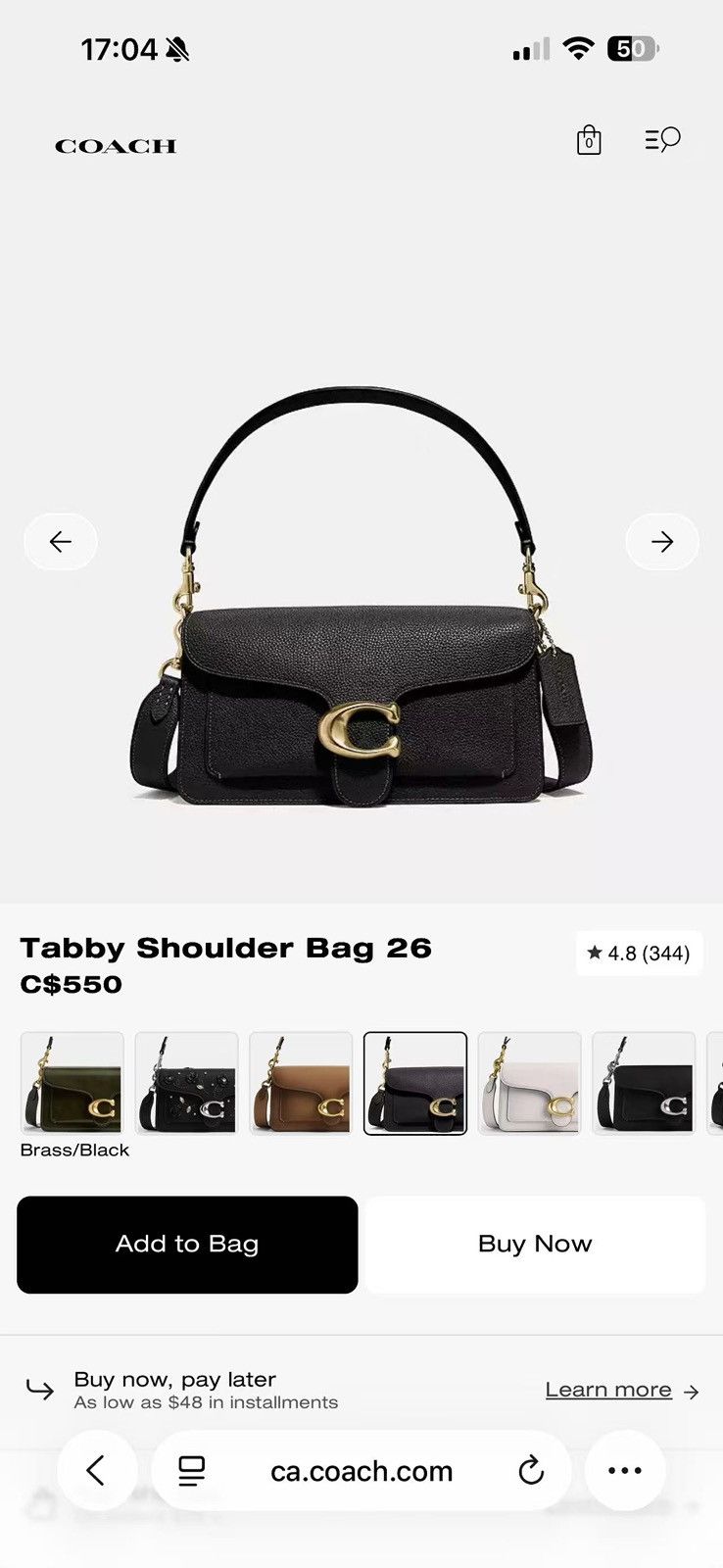 Coach Coach Tabby Should Bag 26 Size ONE SIZE - 1 Thumbnail