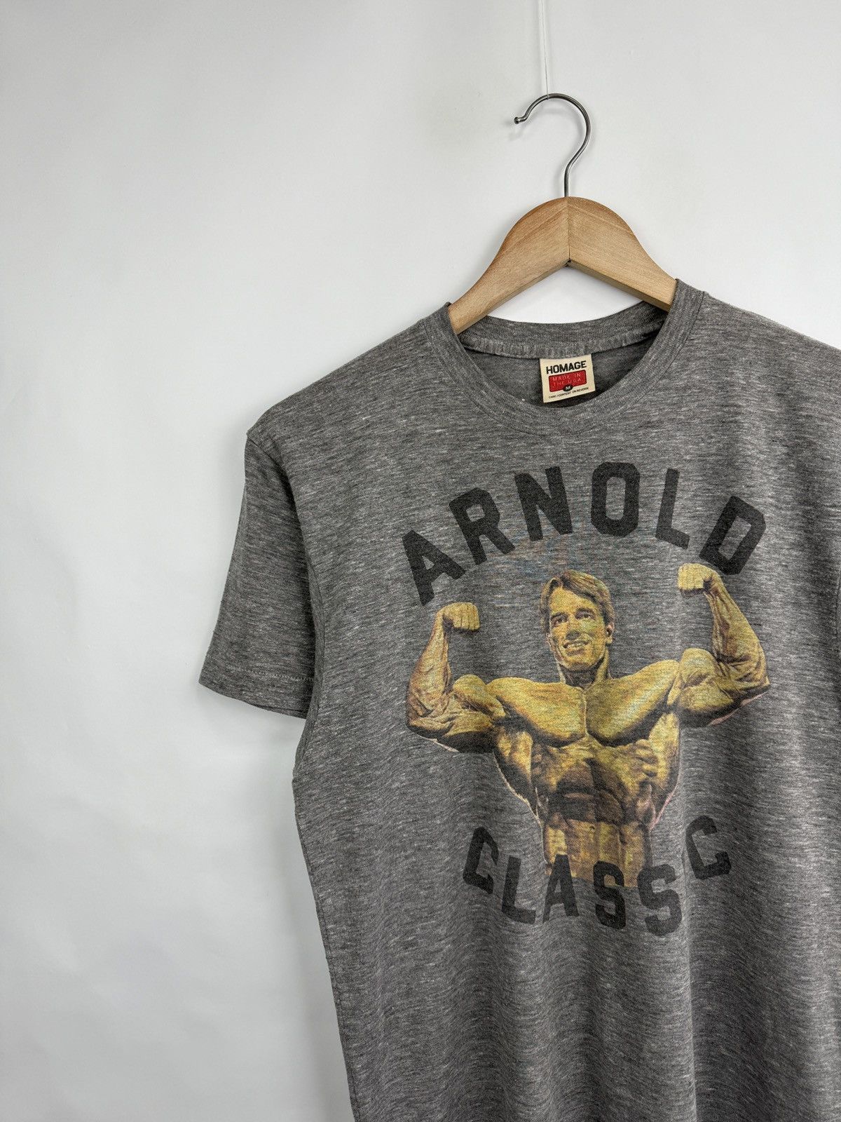 Homage 🇺🇸 Vintage 90s Arnold Schwarzenegger Arnold Classic T-Shirt. Size US M / EU 48-50 / 2 - 3 Thumbnail