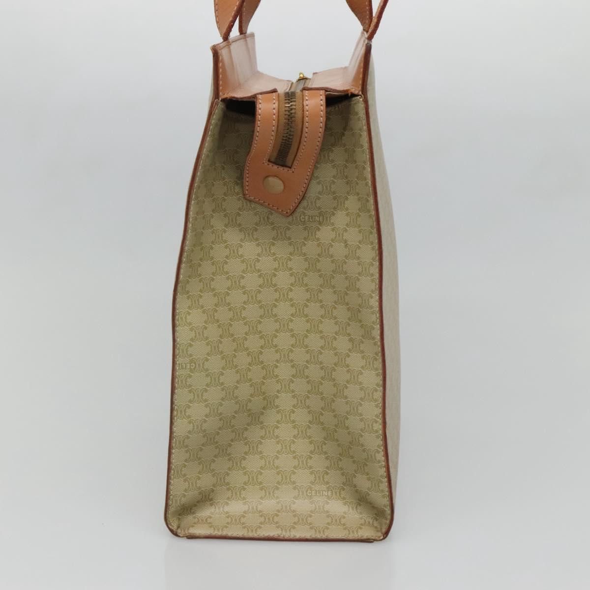 Celine CELINE Macadam Canvas Tote Bag Pvc Beige Gold Size ONE SIZE - 5 Thumbnail