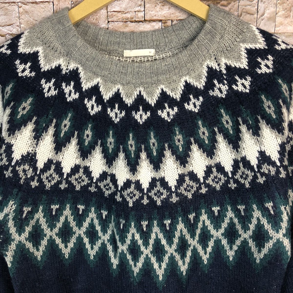 GU GU Dark Blue navajo Knitwear #A395 Size M / US 6-8 / IT 42-44 - 9 Thumbnail