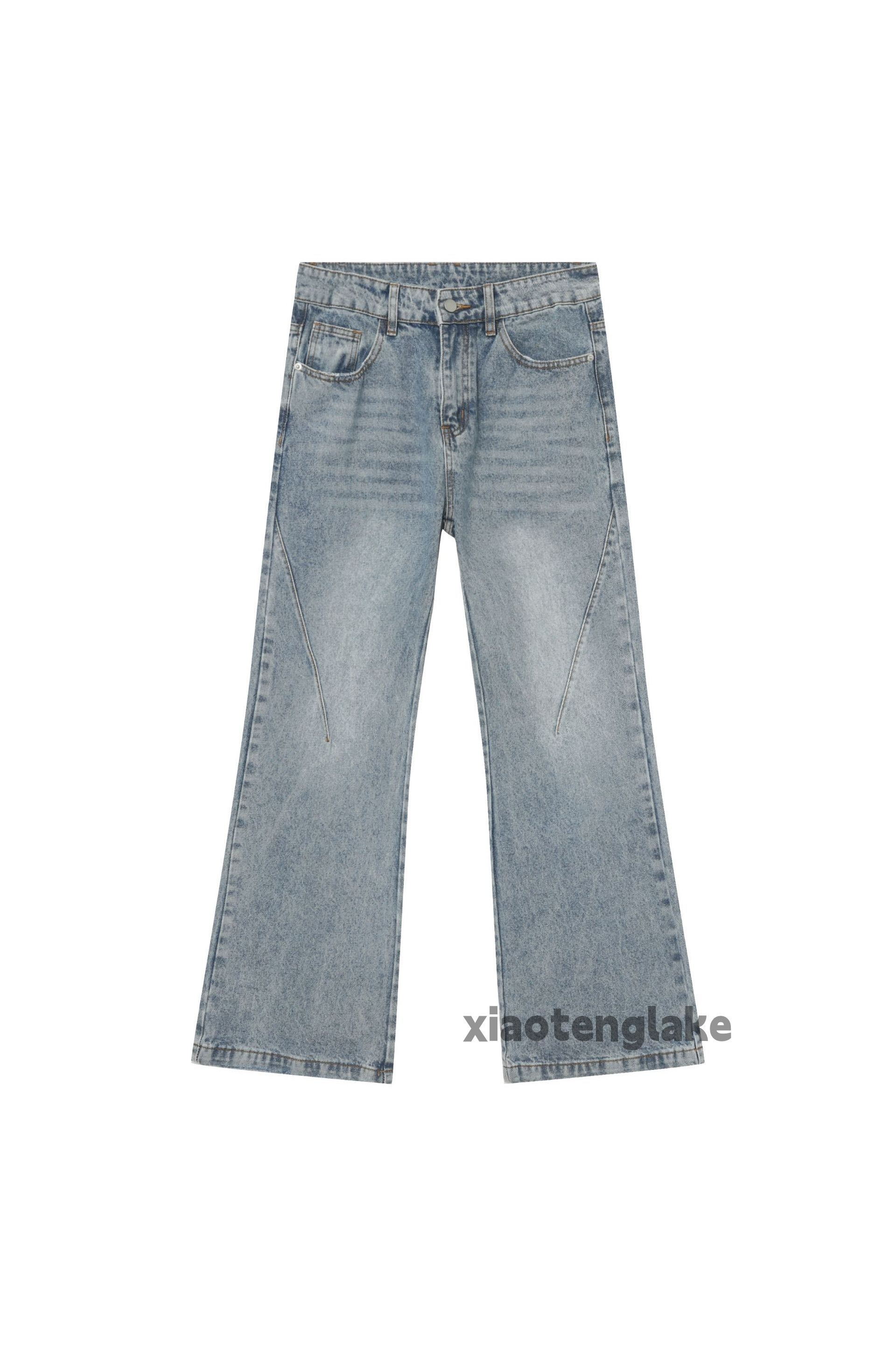Jean × Vintage washed faded cleanfit yuppie bootcut flared jeans Size US 32 / EU 48 - 2 Thumbnail