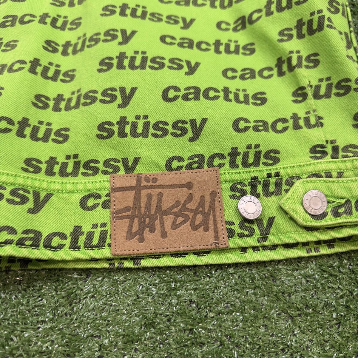 Cactus Plant Flea Market × Stussy CPFM Cactus Plant Flea Market Stussy Jacket XL Denim Men’s Size US XL / EU 56 / 4 - 3 Thumbnail