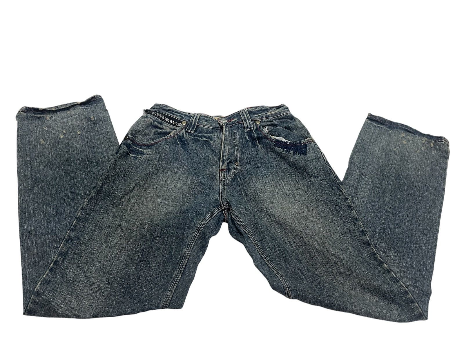 Punk and Yo × Vintage Nouveau Brillant Home Designer Jeans Size US 30 / EU 46 - 2 Thumbnail